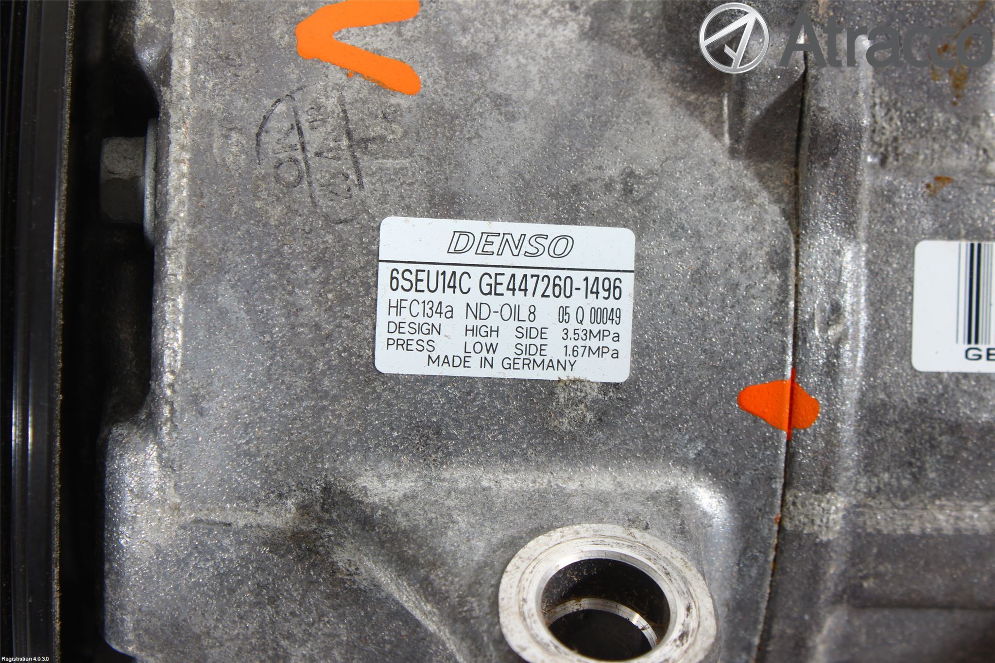 Toyota AVENSIS 09-15 Varme Ac Kompressor
