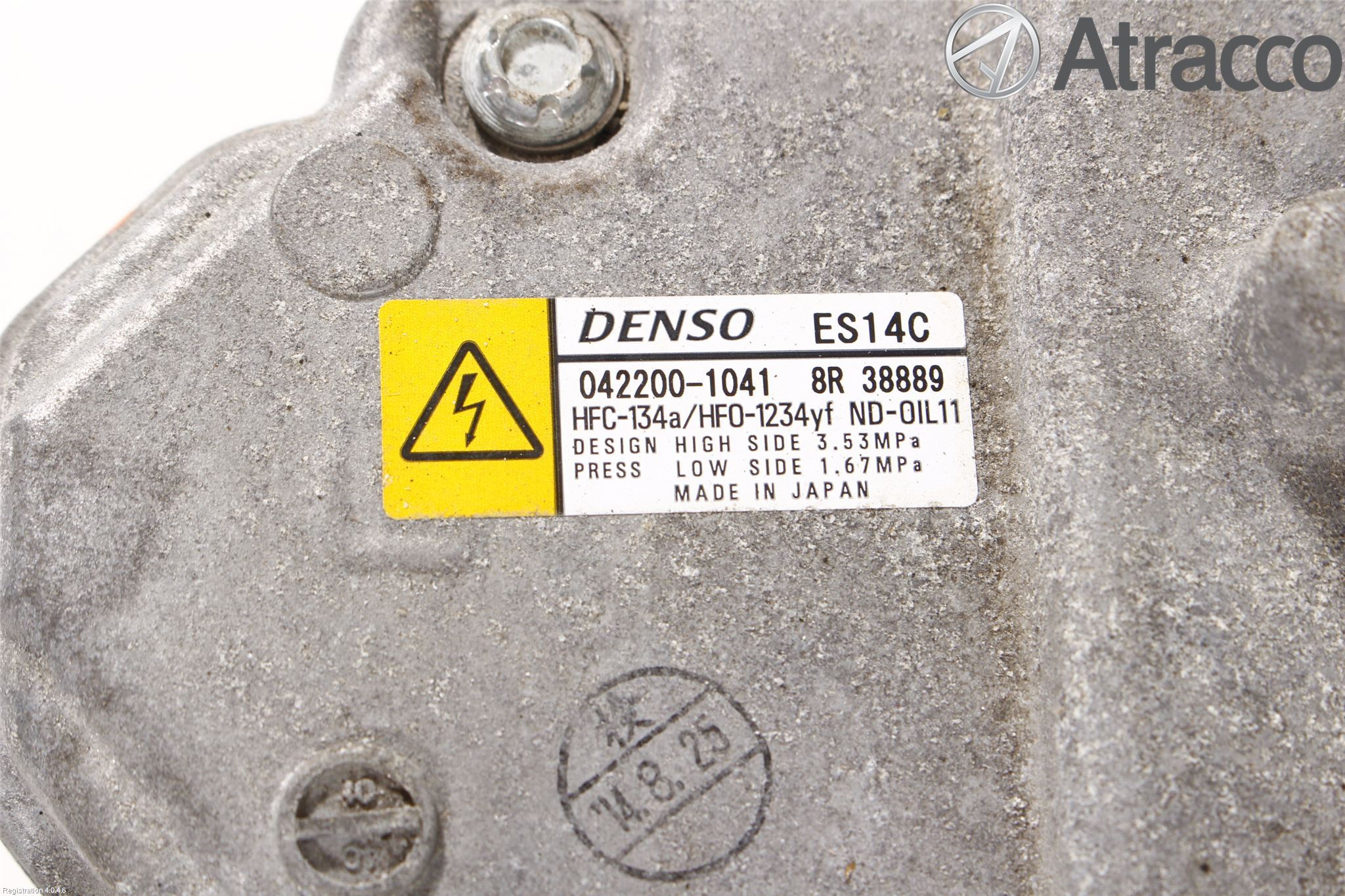 Toyota YARIS XP130 15-20 Varme Ac Kompressor
