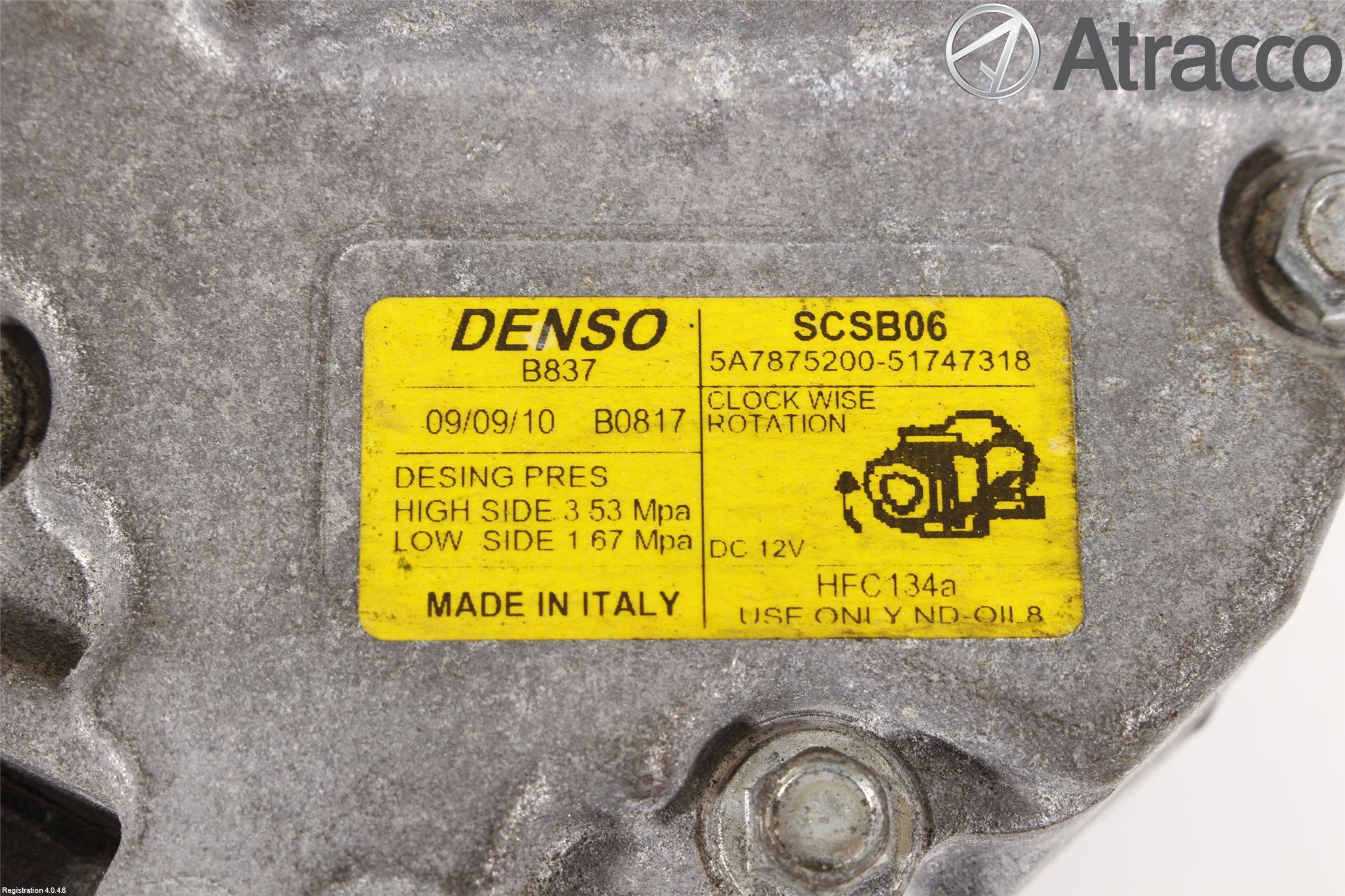 Ford KA 09-16 Varme Ac Kompressor
