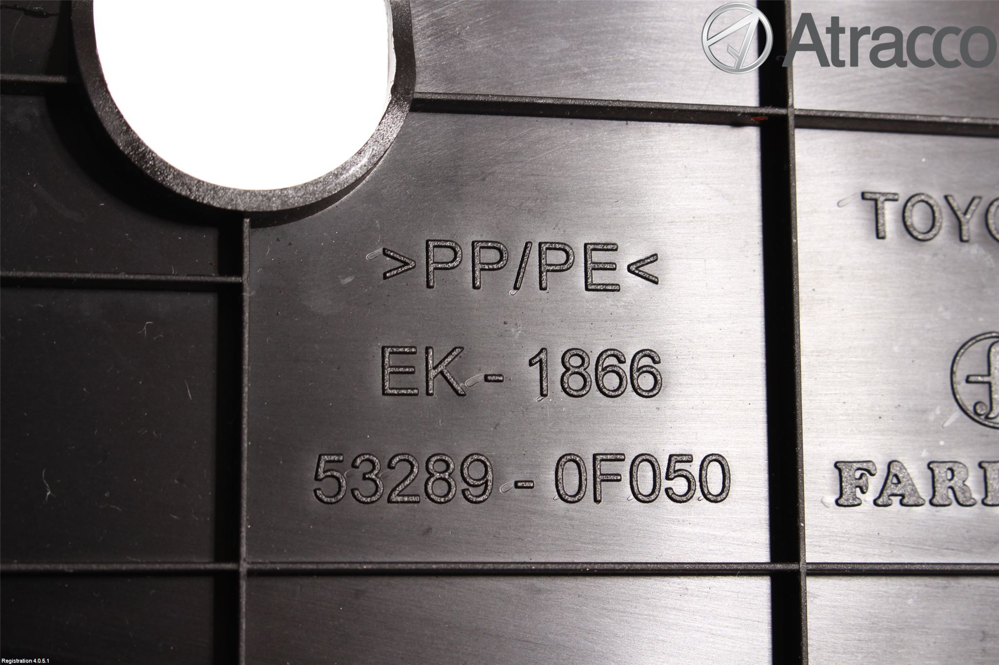 Toyota VERSO 09-18 Frontplate Øvre