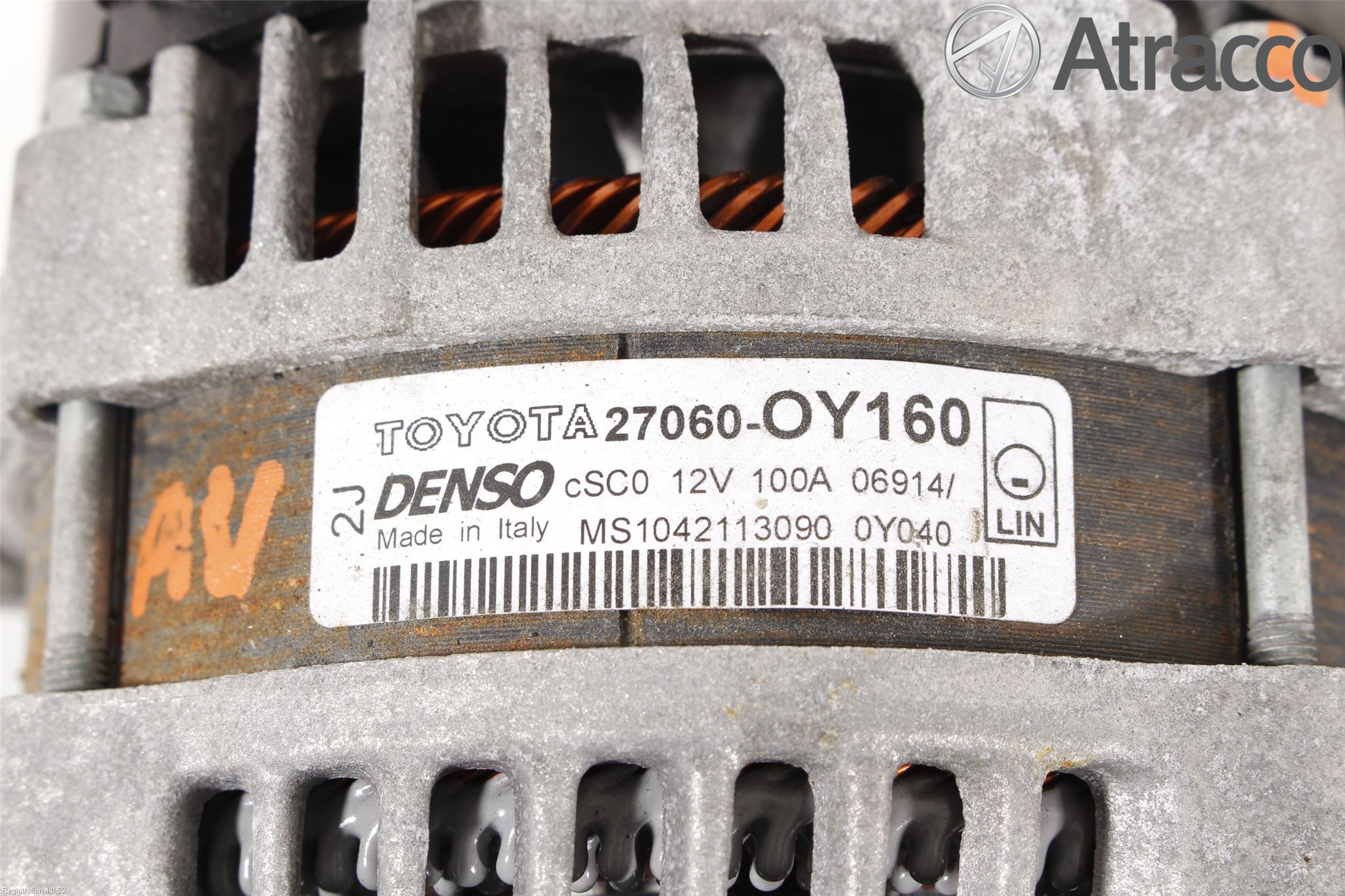 Toyota YARIS XP130 12-14 Dynamo