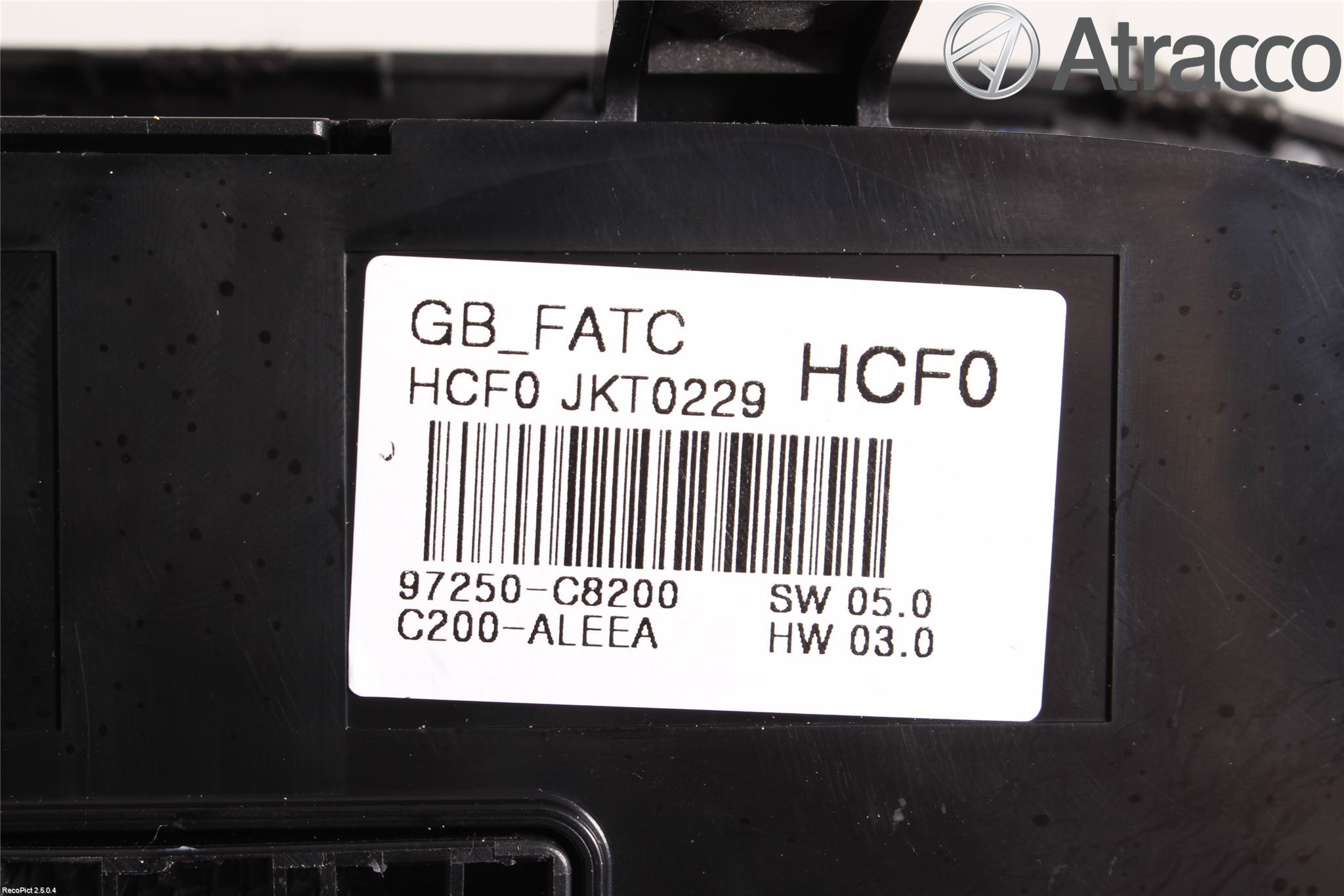 Hyundai i20 GB 15-20 Varme Ac Betjening-Display