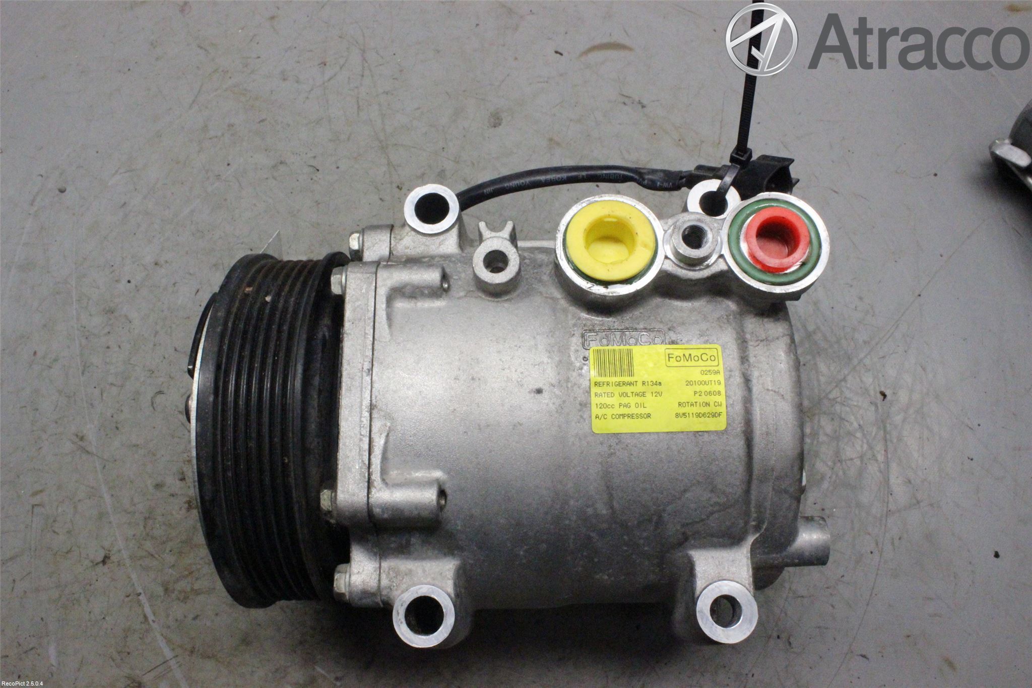 Ford FIESTA 09-12 Varme Ac Kompressor