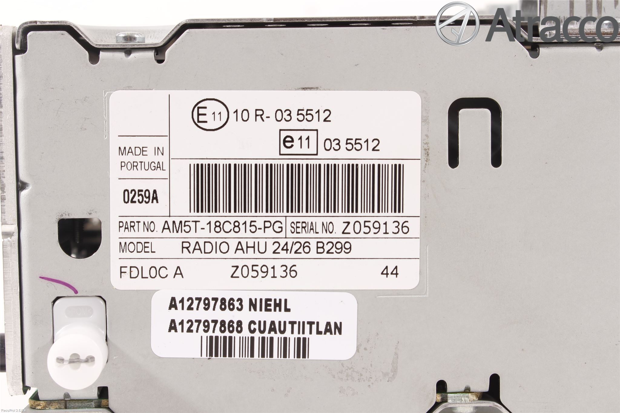 Ford FIESTA 13-17 Stereo Radio Med Cd