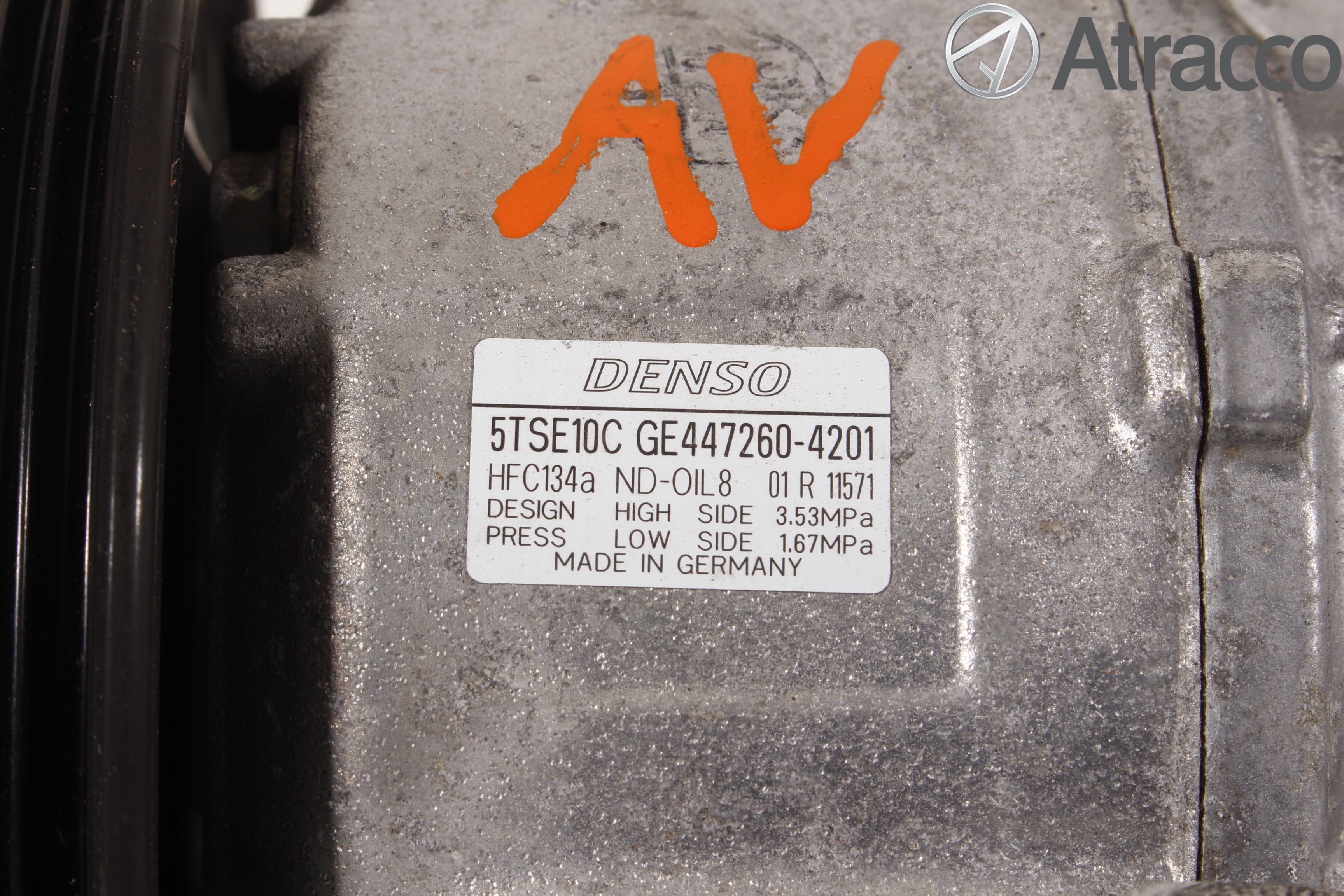 Toyota YARIS XP130 12-14 Varme Ac Kompressor