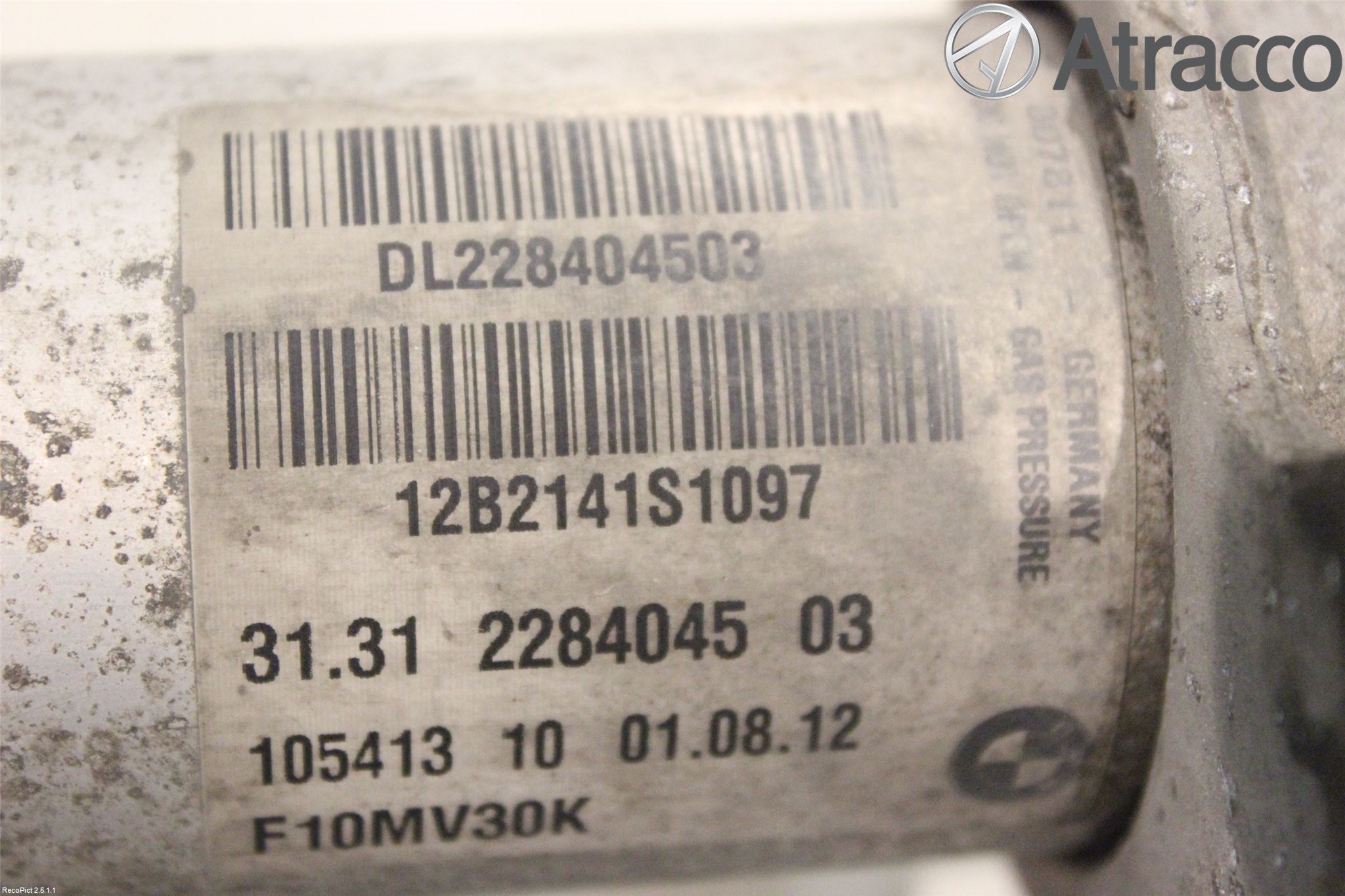 BMW 5 F10/F11/F18 09-17 Fjærbein Foran Venstre