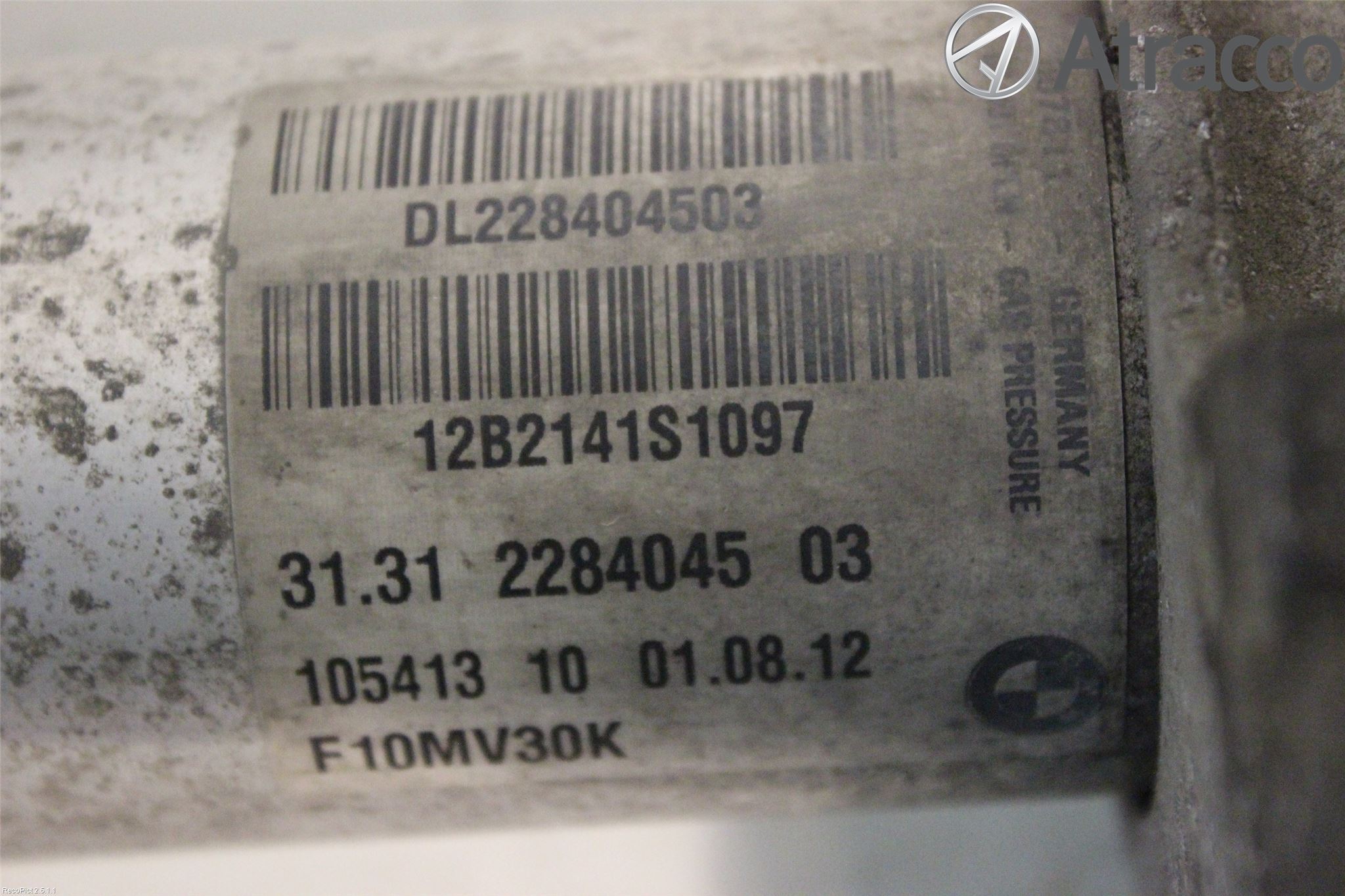 BMW 5 F10/F11/F18 09-17 Fjærbein Foran Venstre