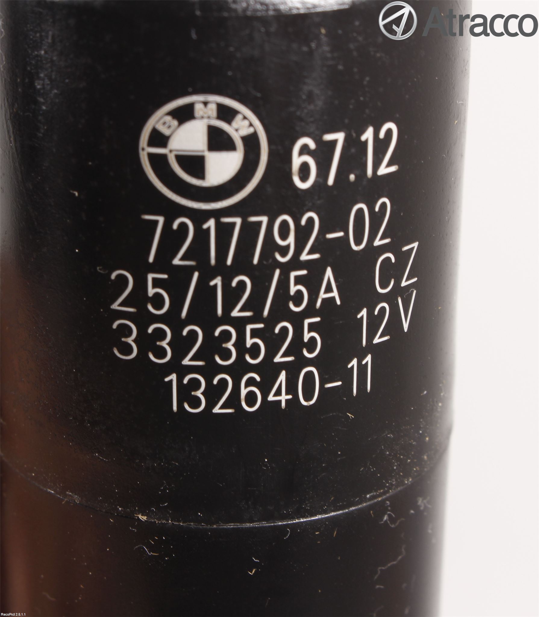 BMW 5 F10/F11/F18 09-17 Spylerpumpe Høytrykk