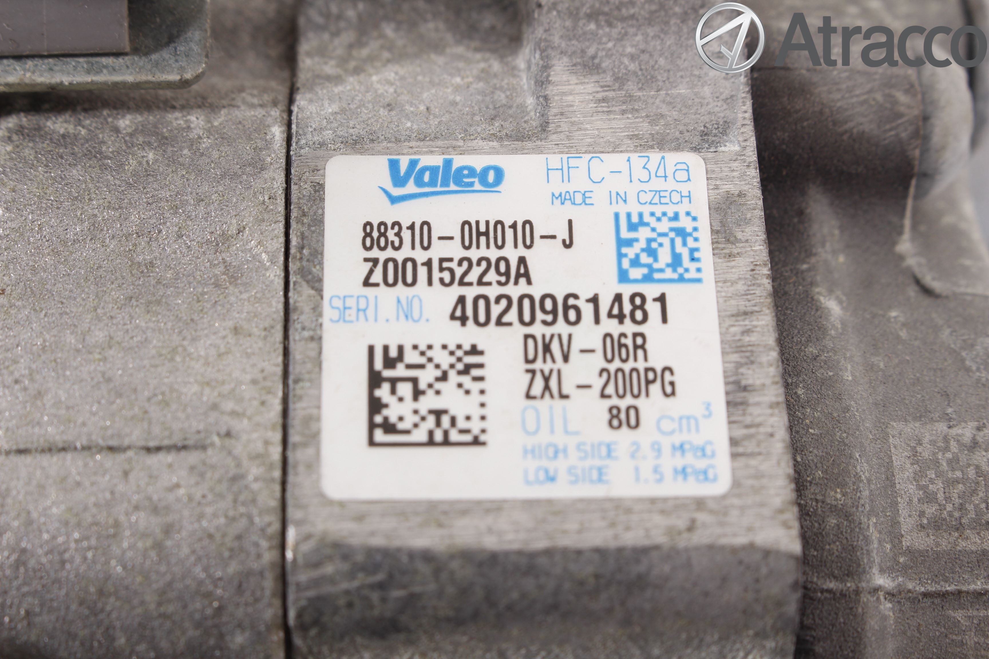 Toyota AYGO 06-14 Varme Ac Kompressor