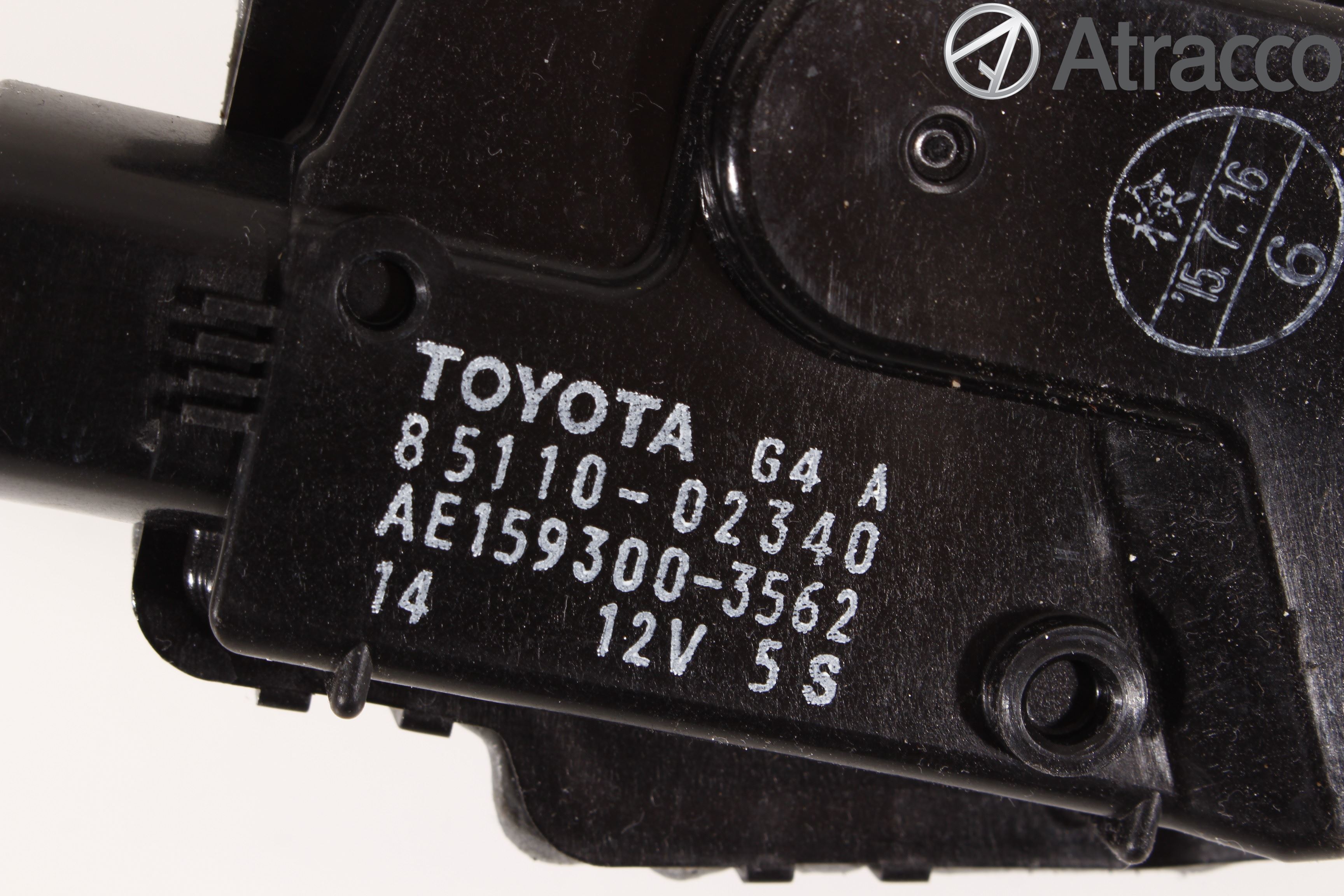Toyota AURIS 13-19 Viskermotor Frontrute