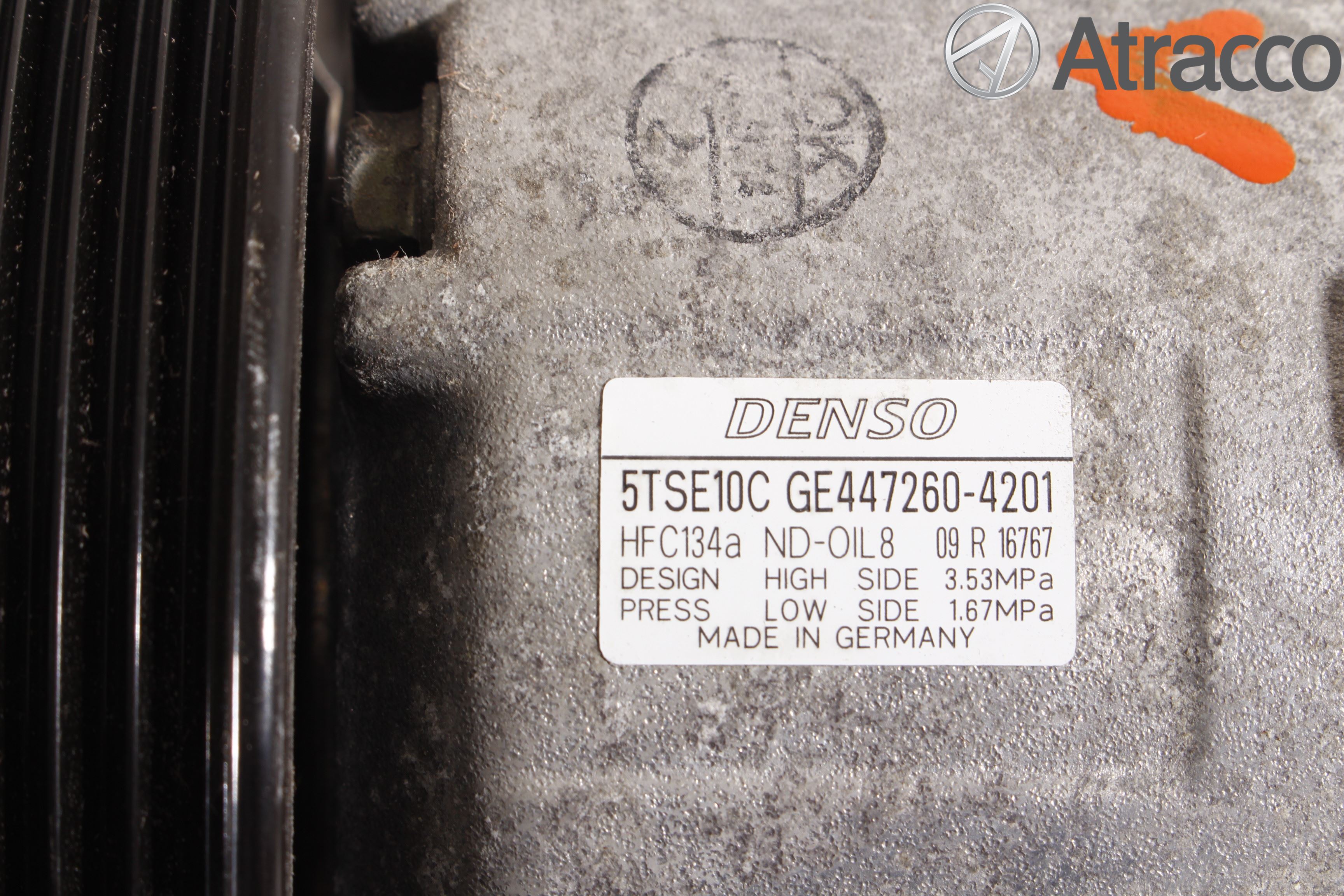 Toyota YARIS XP130 15-20 Varme Ac Kompressor