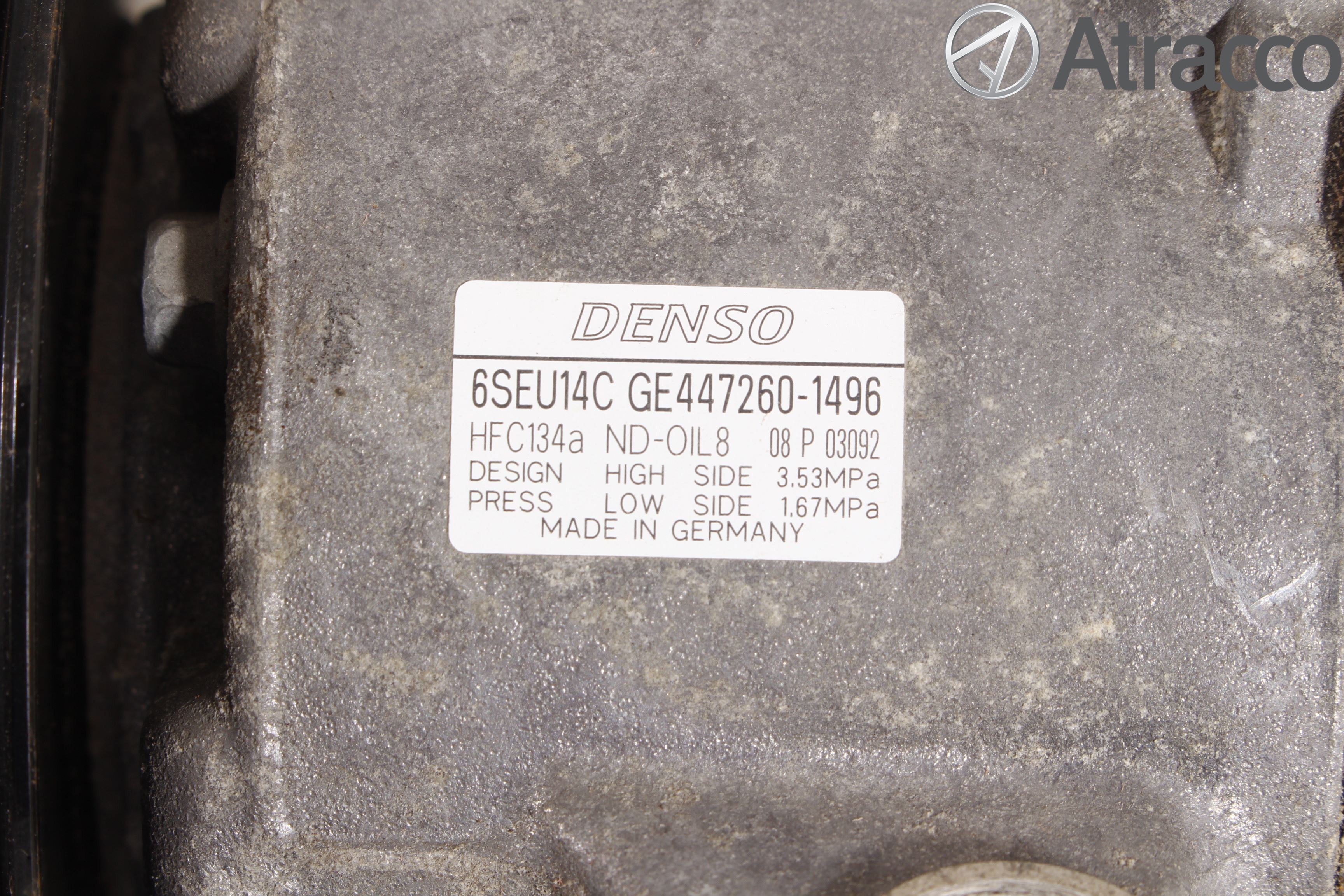Toyota AVENSIS 09-15 Varme Ac Kompressor