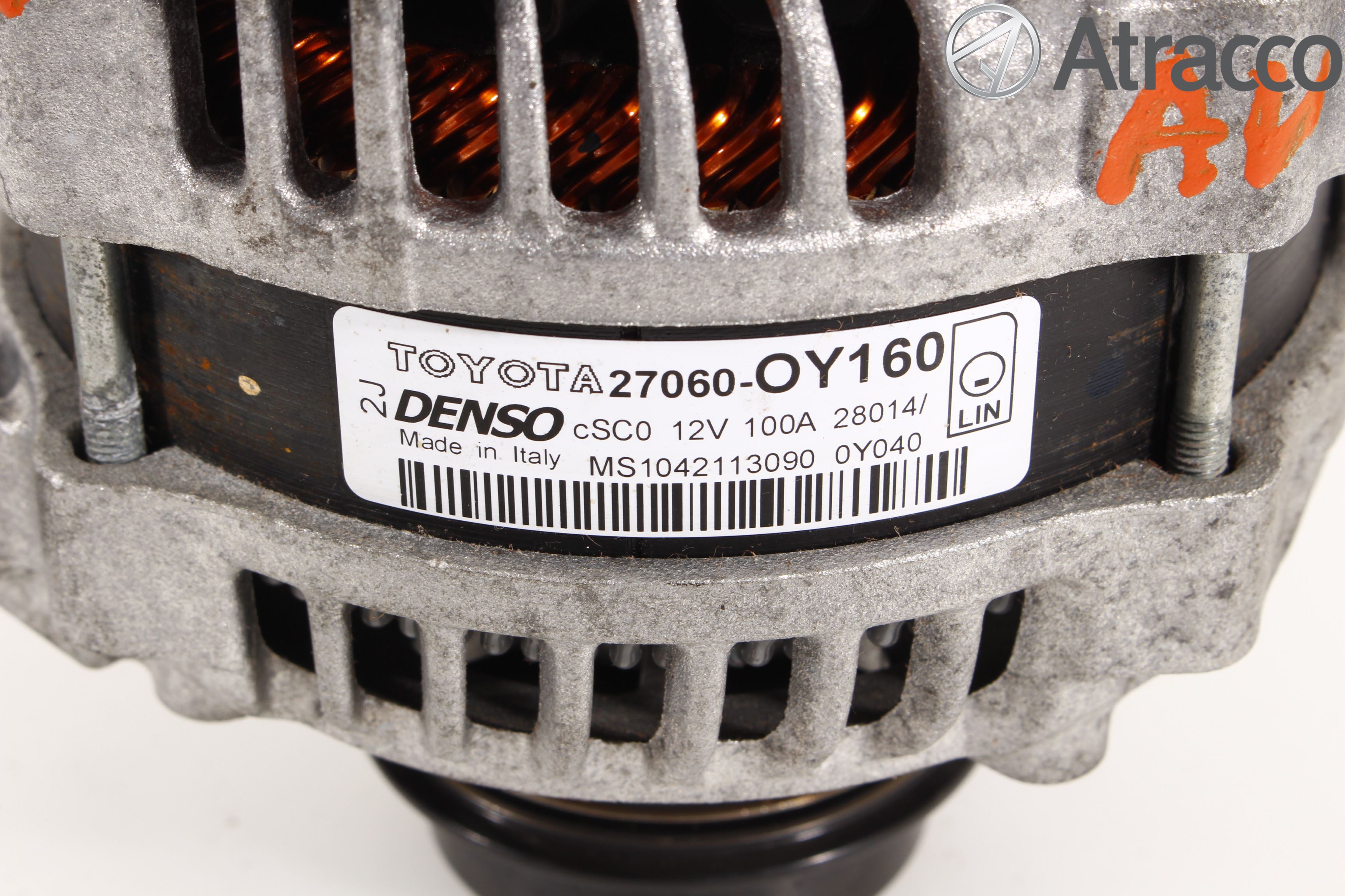 Toyota YARIS XP130 15-20 Dynamo