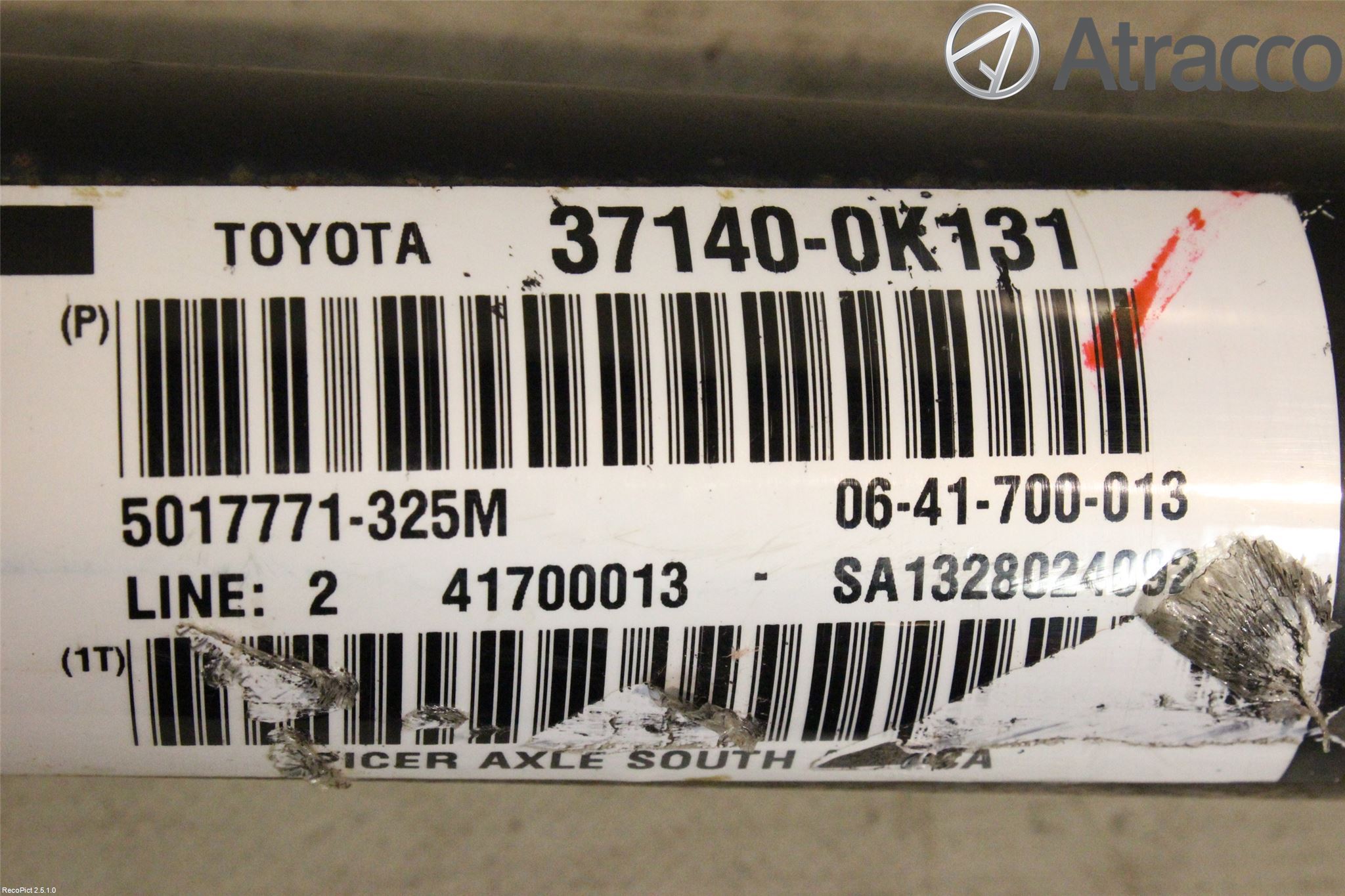 Toyota HILUX 05-16 Mellomaksel Fremre 4Wd