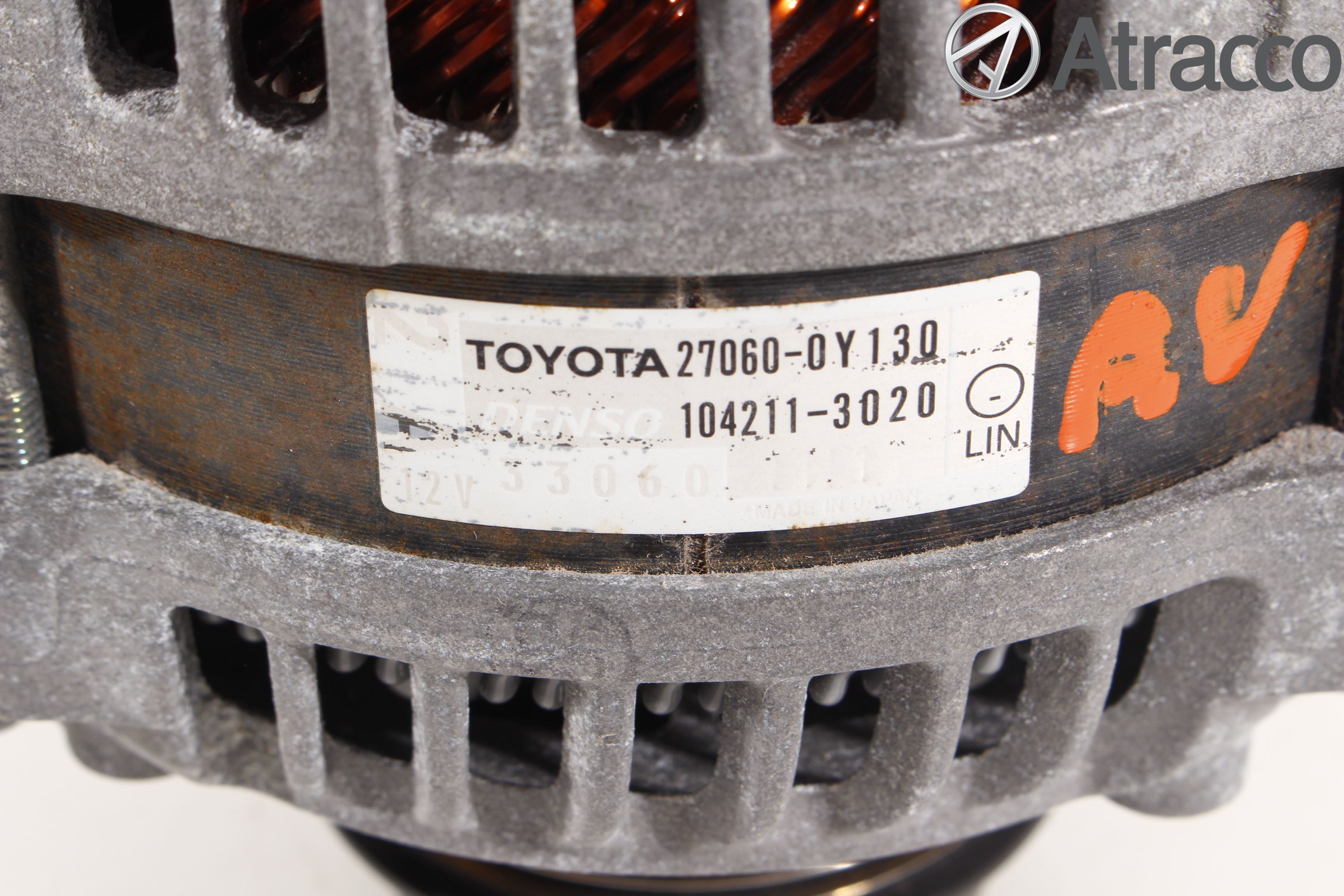 Toyota YARIS XP130 12-14 Dynamo