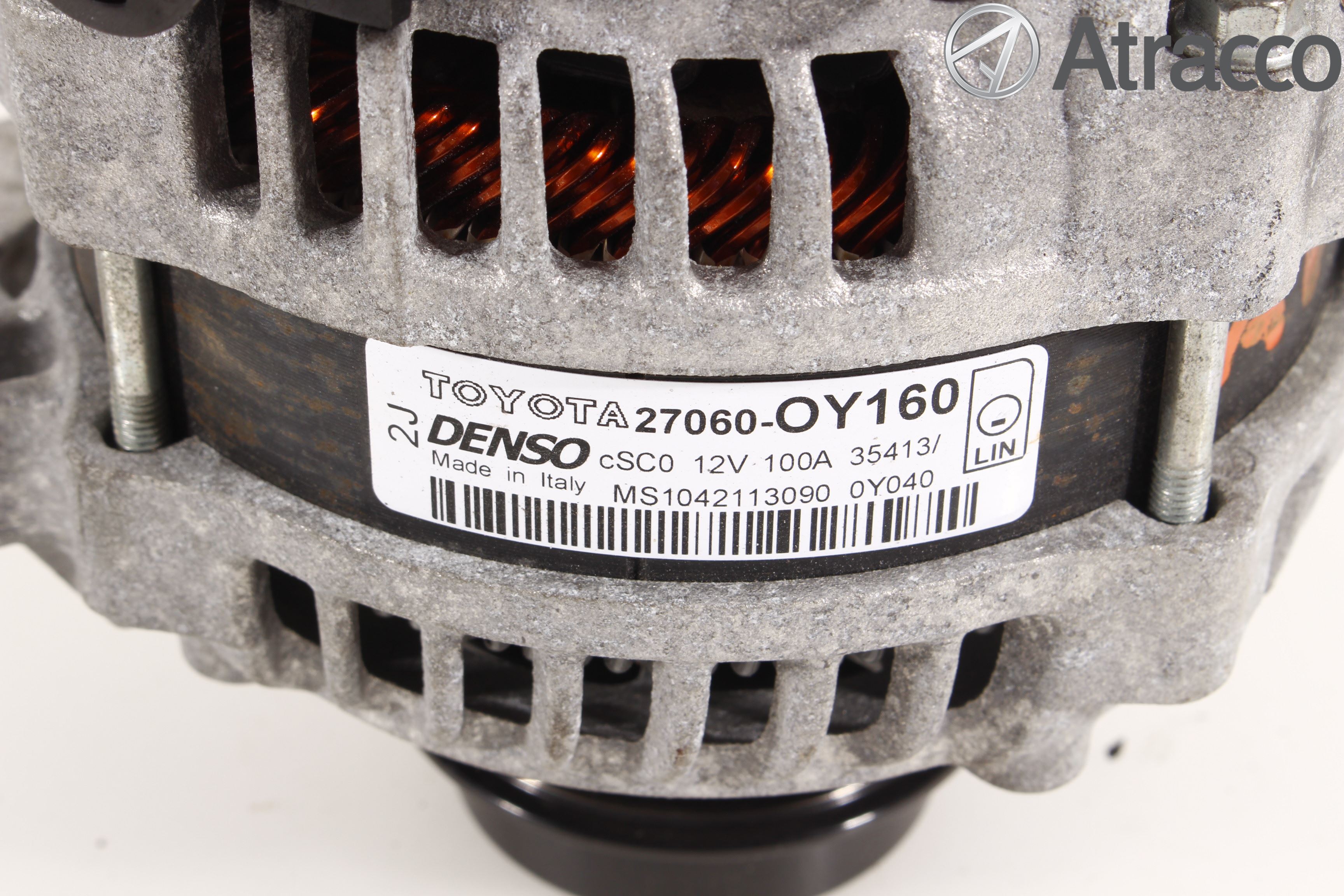 Toyota YARIS XP130 12-14 Dynamo