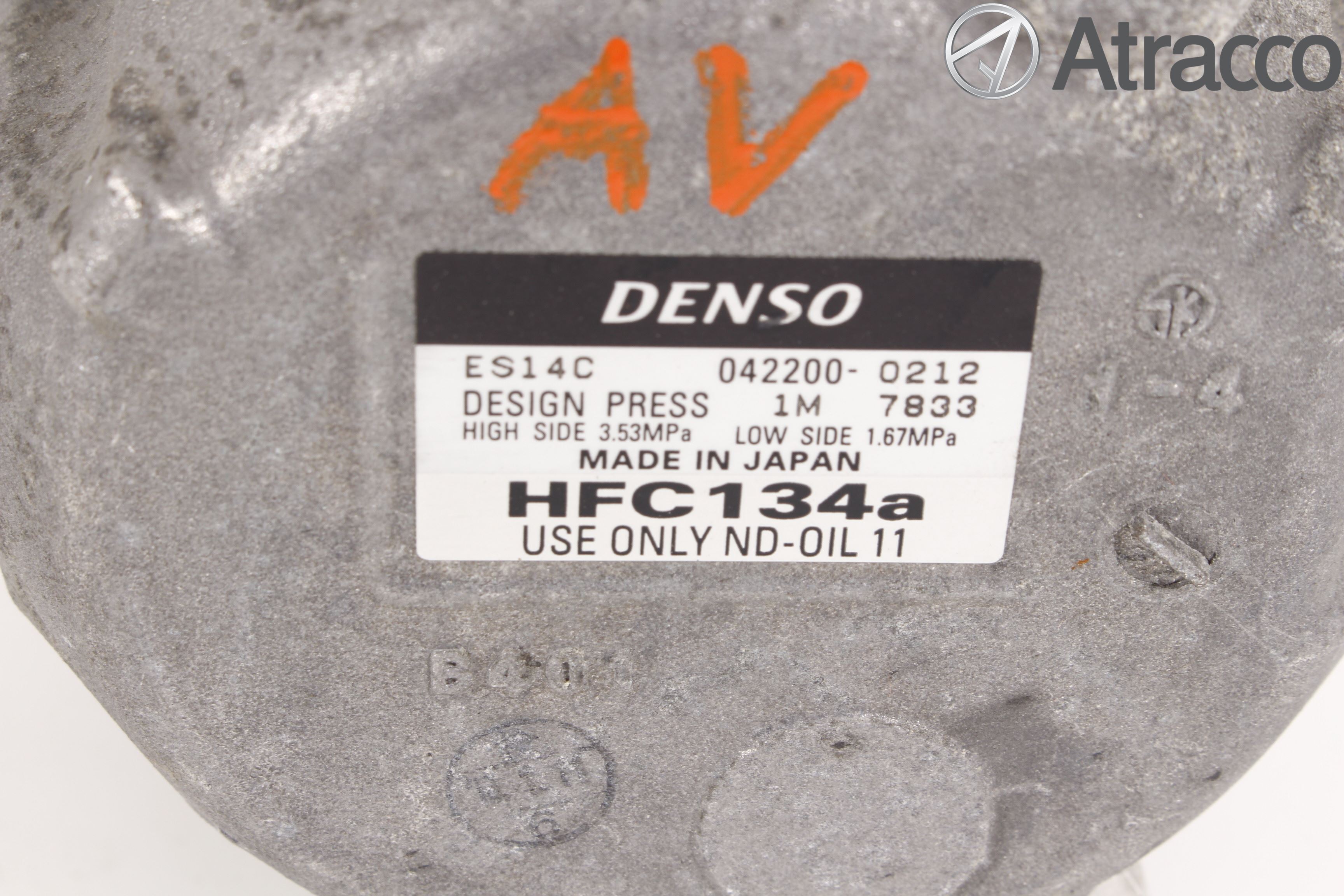 Toyota PRIUS ZVW30 09-20 Varme Ac Kompressor