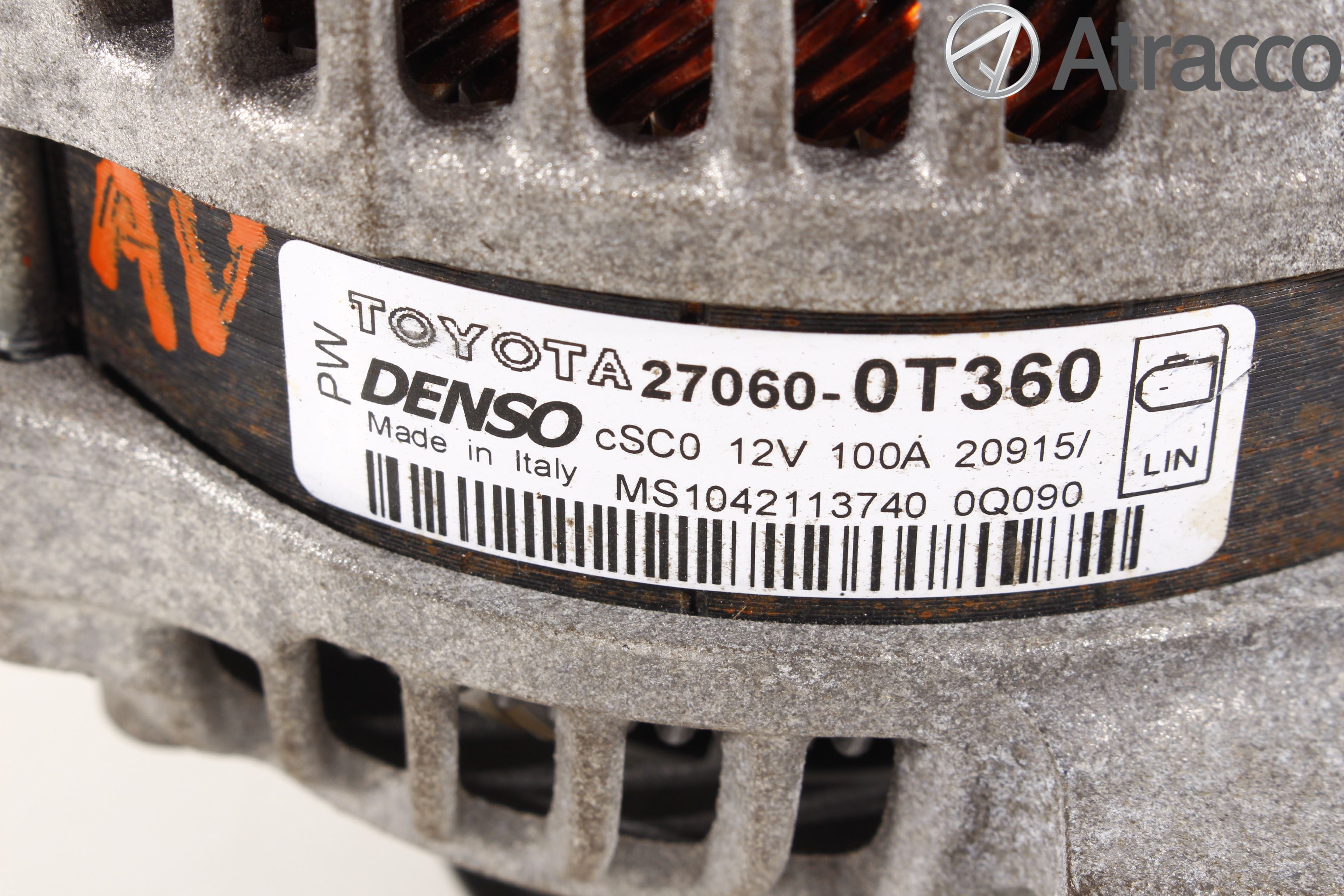 Toyota AVENSIS 16-18 Dynamo