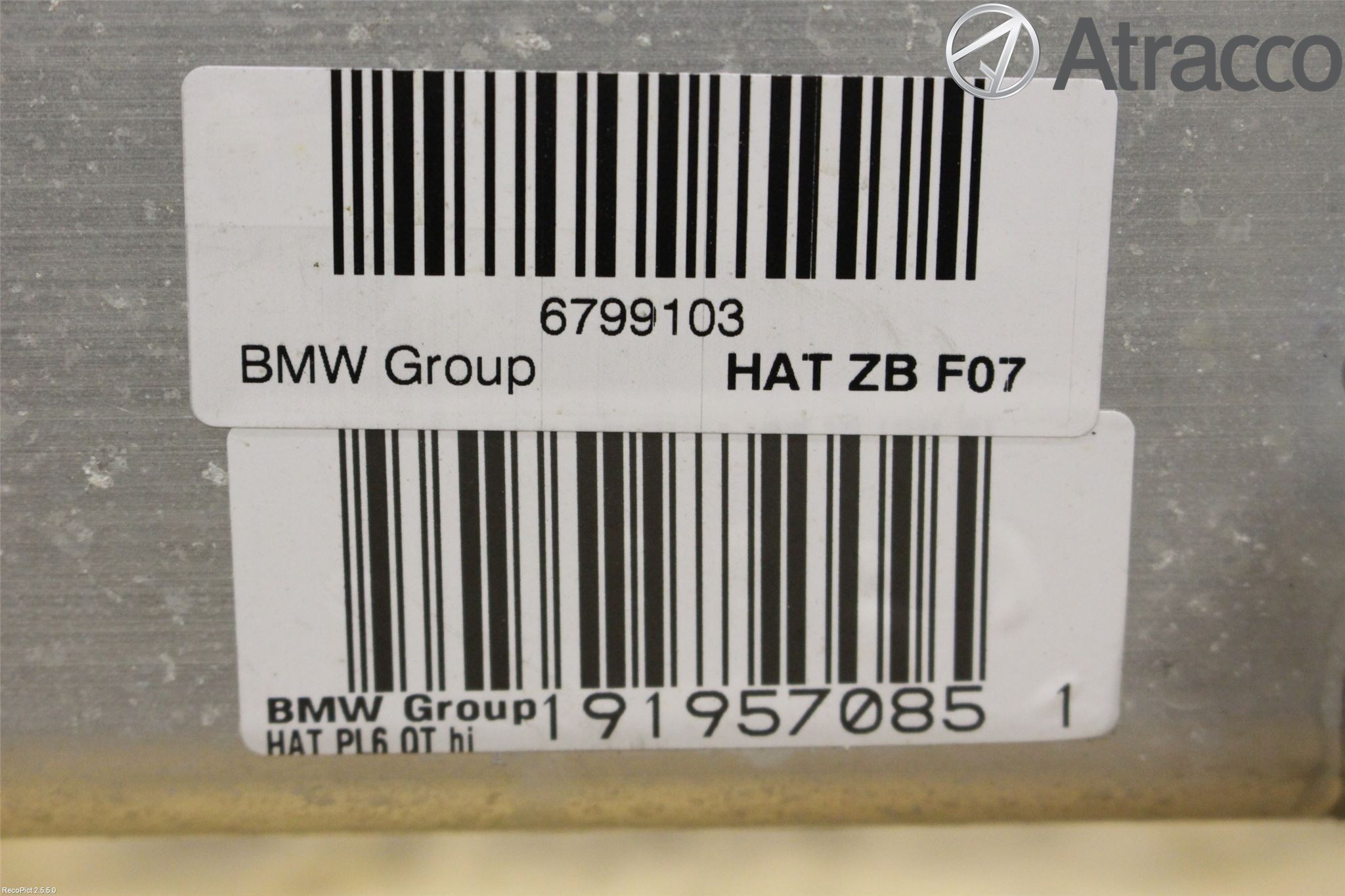 BMW 5 F10/F11/F18 09-17 Bakaksel Feste Travers-Ramme
