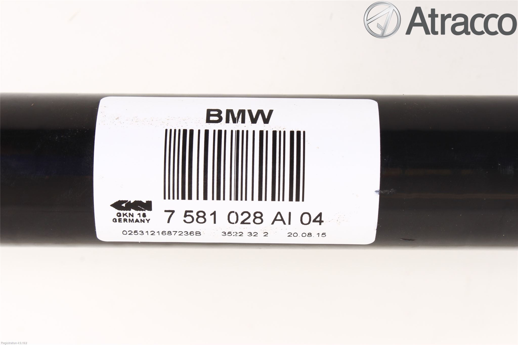 BMW 5 F10/F11/F18 09-17 Drivaksel Bak Kompl Høyre