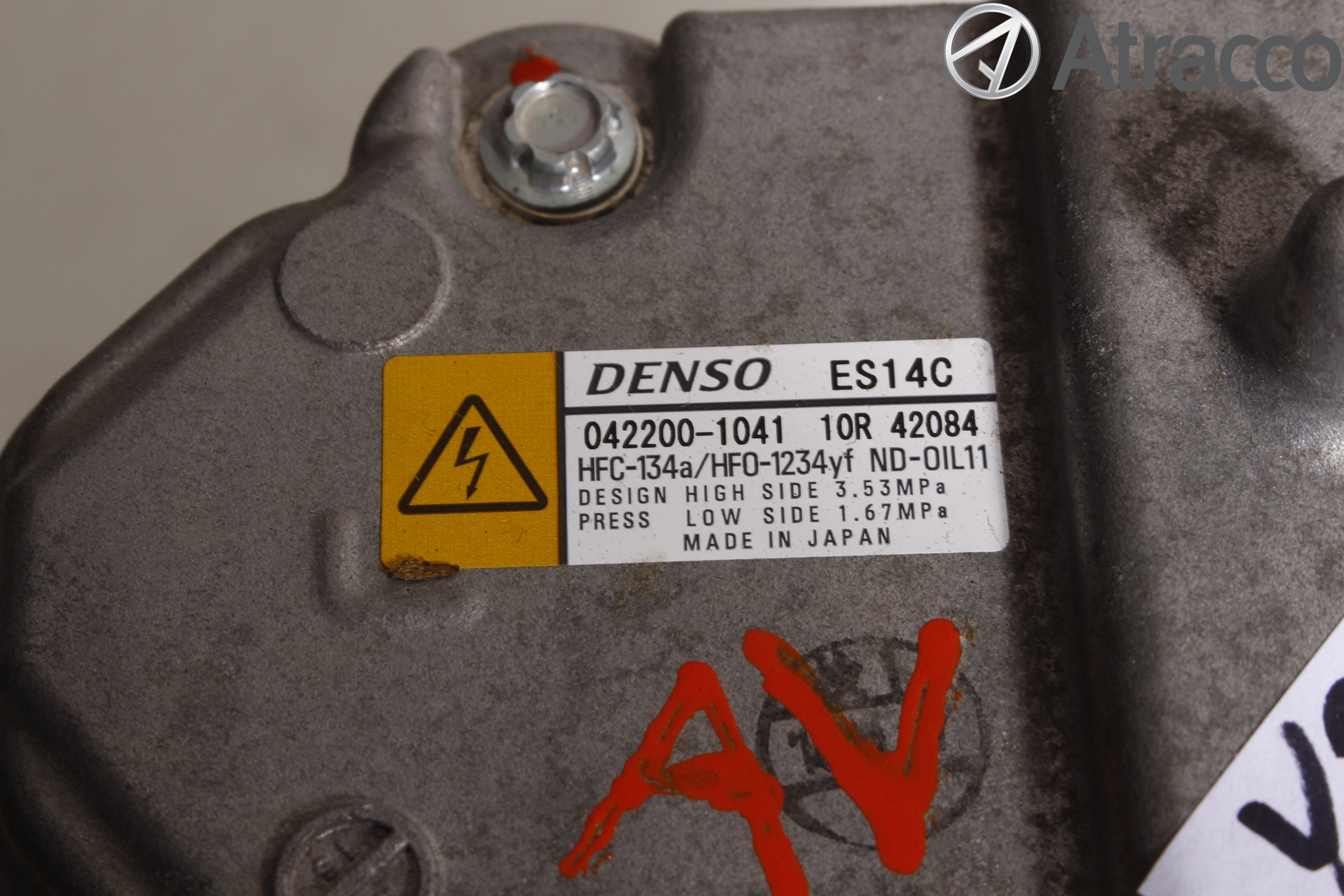 Toyota YARIS XP130 15-20 Varme Ac Kompressor