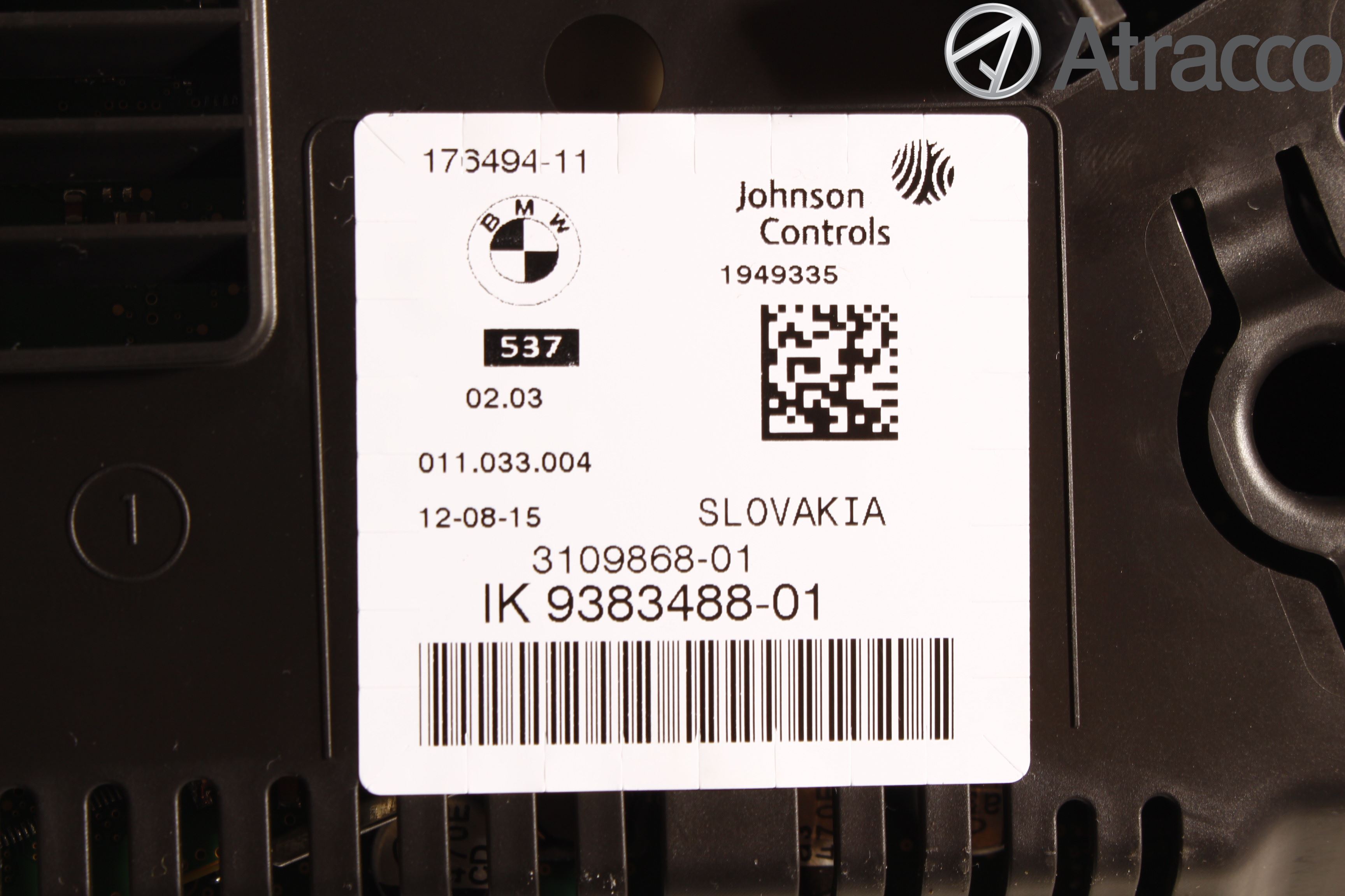 BMW 5 F10/F11/F18 09-17 Instr Kombinert