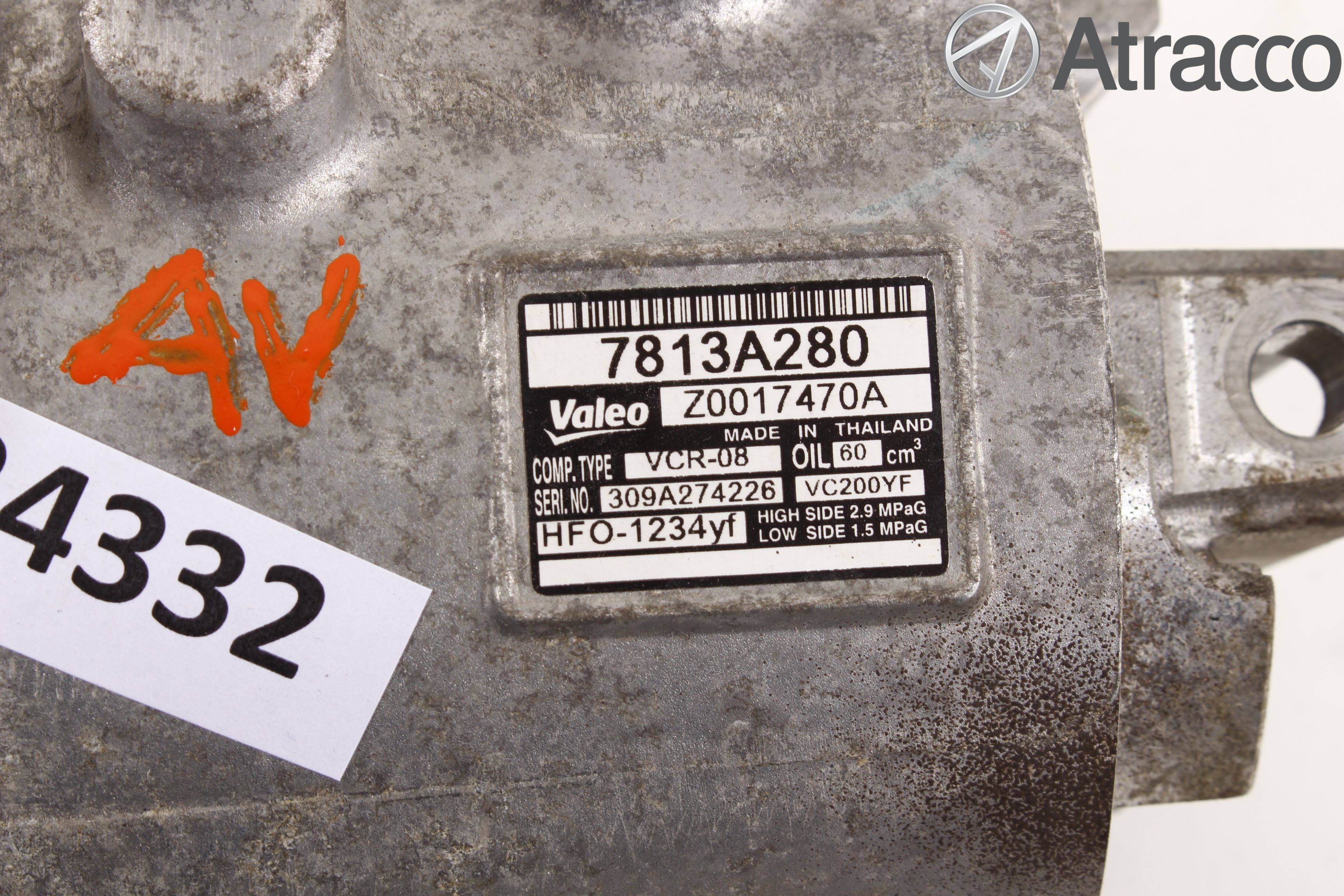 Mitsubishi SPACE STAR 13- Varme Ac Kompressor