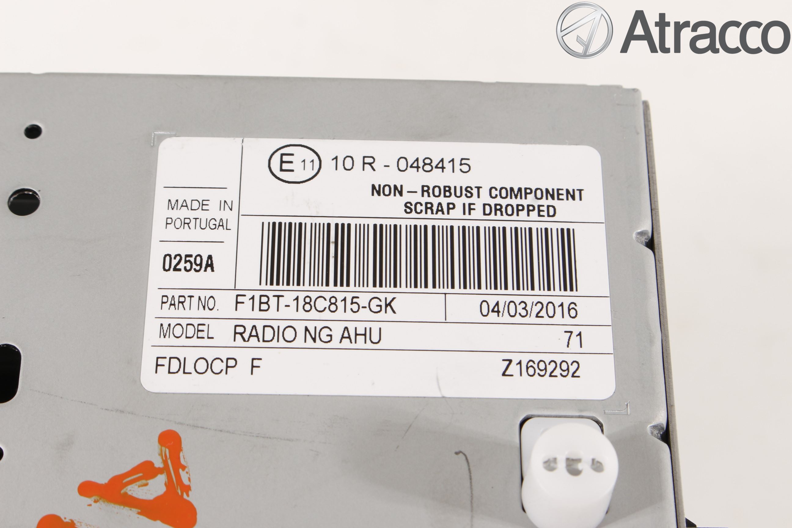 Ford FOCUS 15-18 Stereo Radio Med Cd
