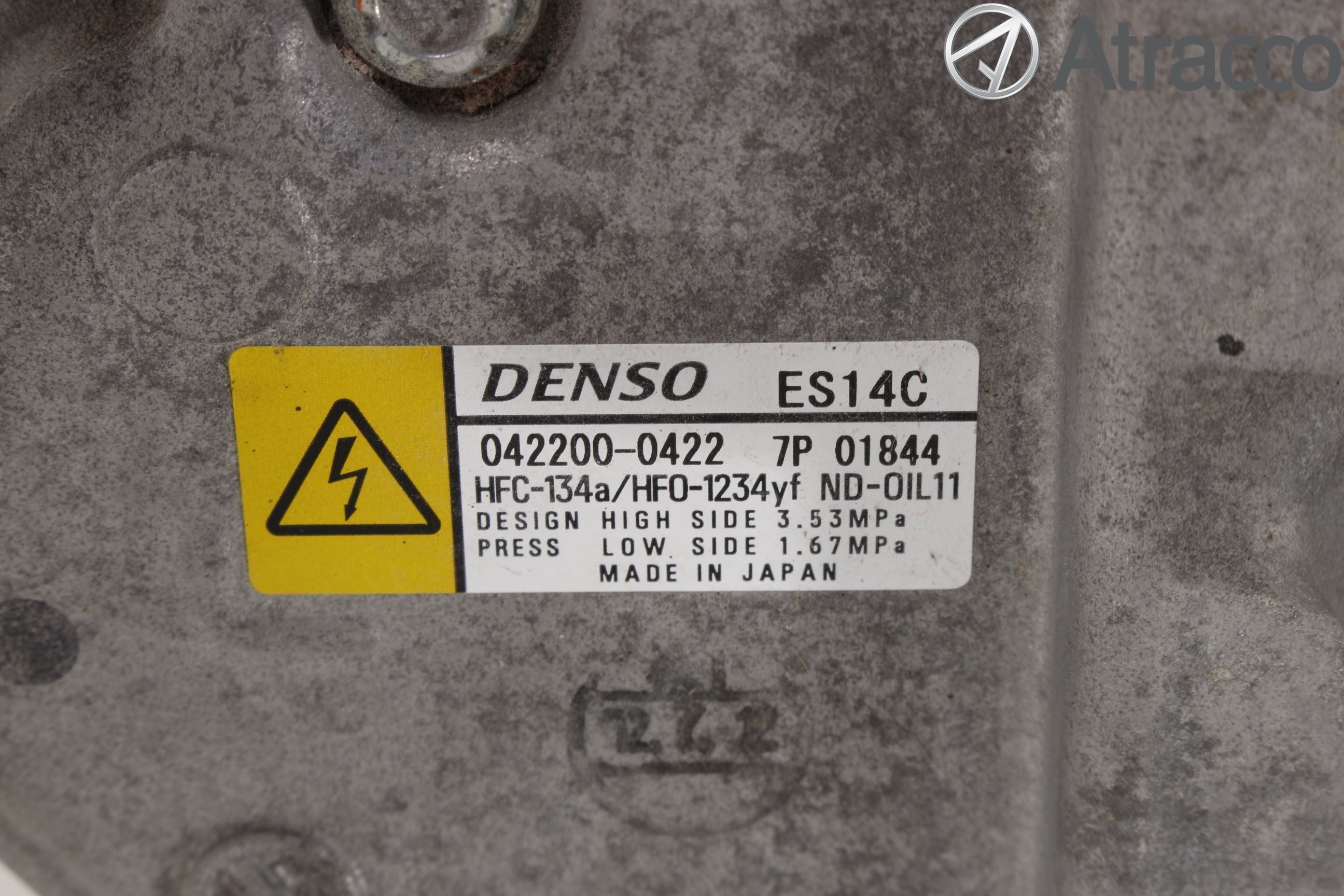 Toyota PRIUS ZVW30 09-20 Varme Ac Kompressor