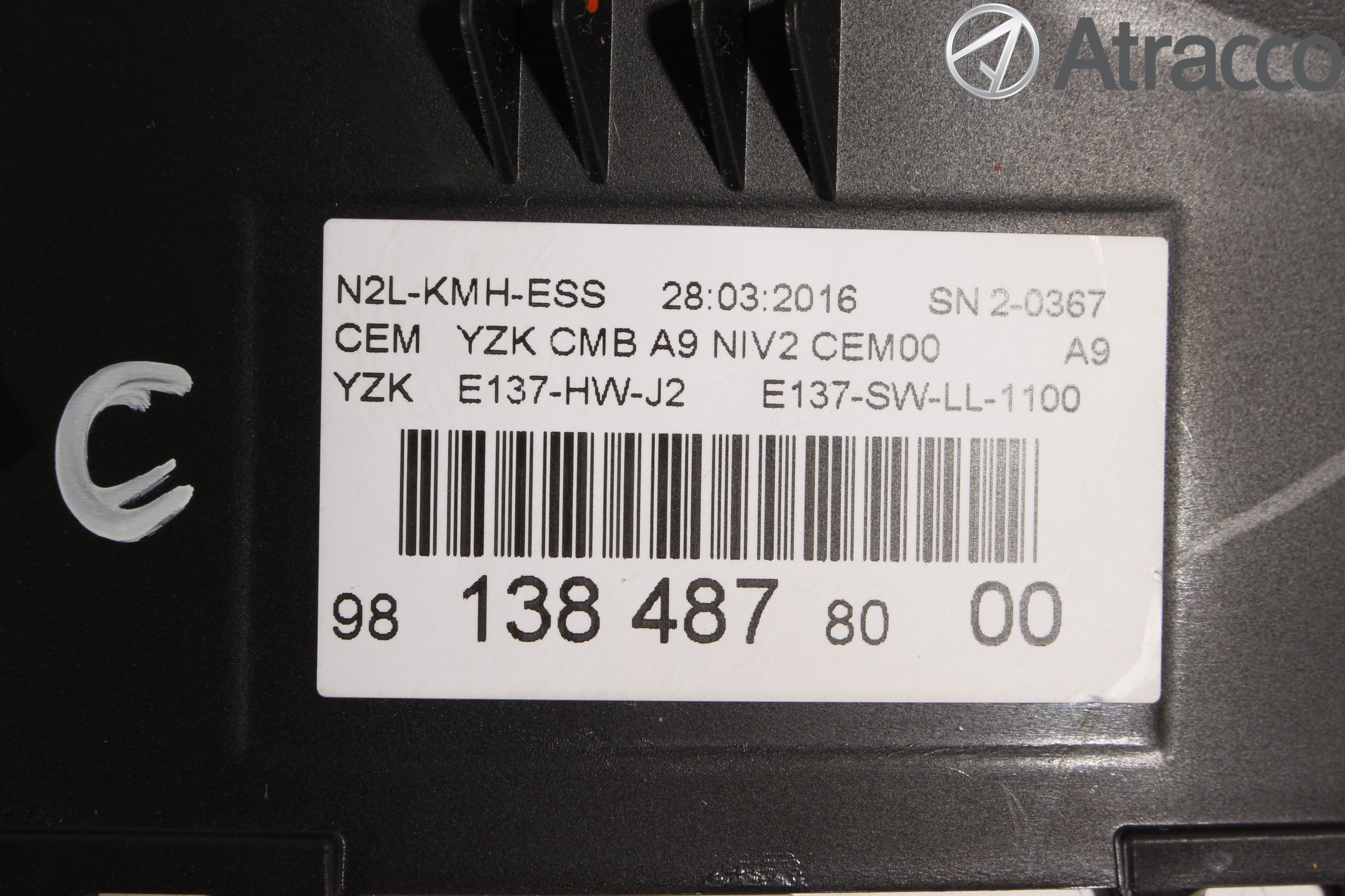 Peugeot PEUGOT 208 16-19 Instr Kombinert
