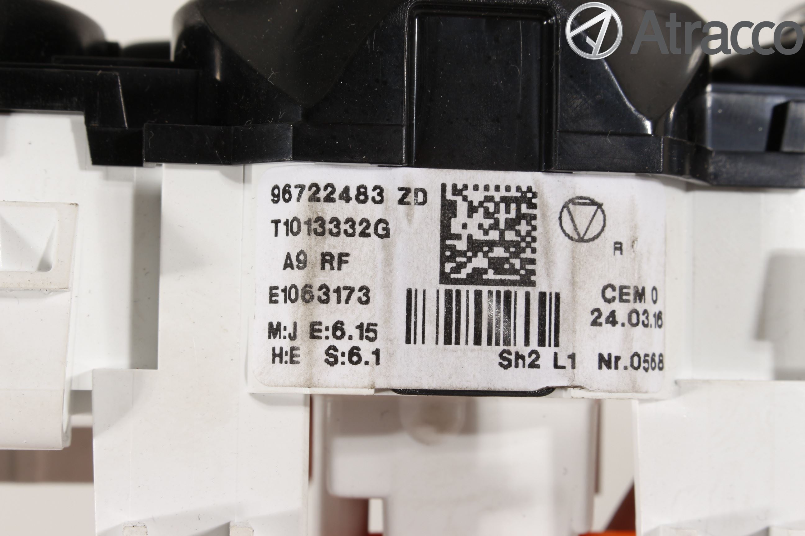Peugeot PEUGOT 208 16-19 Varme Ac Betjening-Display