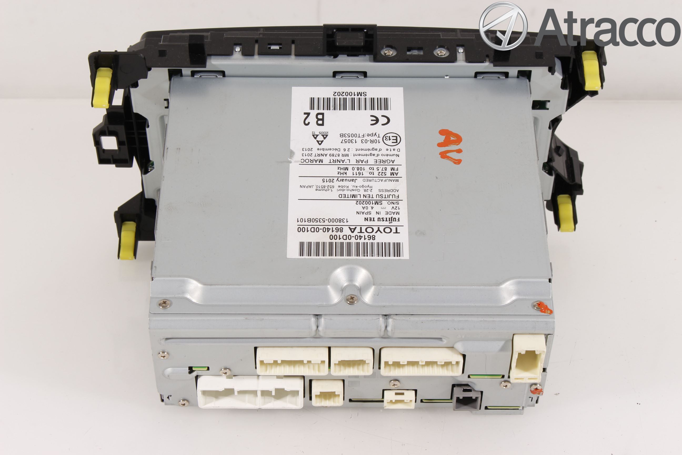 Toyota YARIS XP130 15-20 Stereo Radio Med Cd