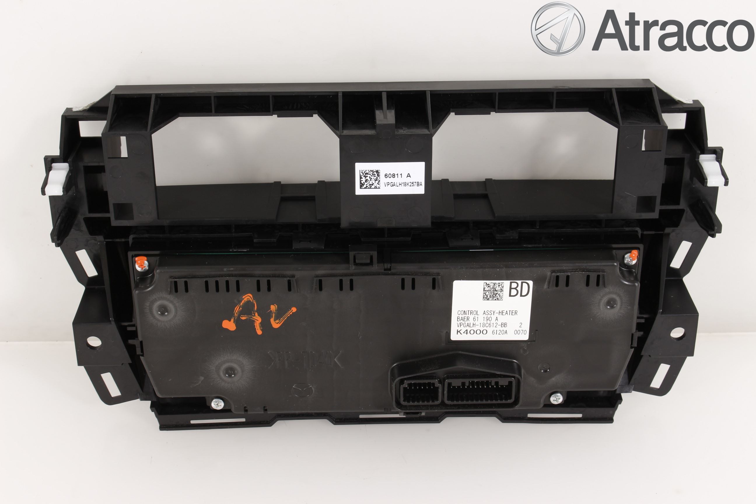Mazda 3 III 14-19 Varme Ac Betjening-Display