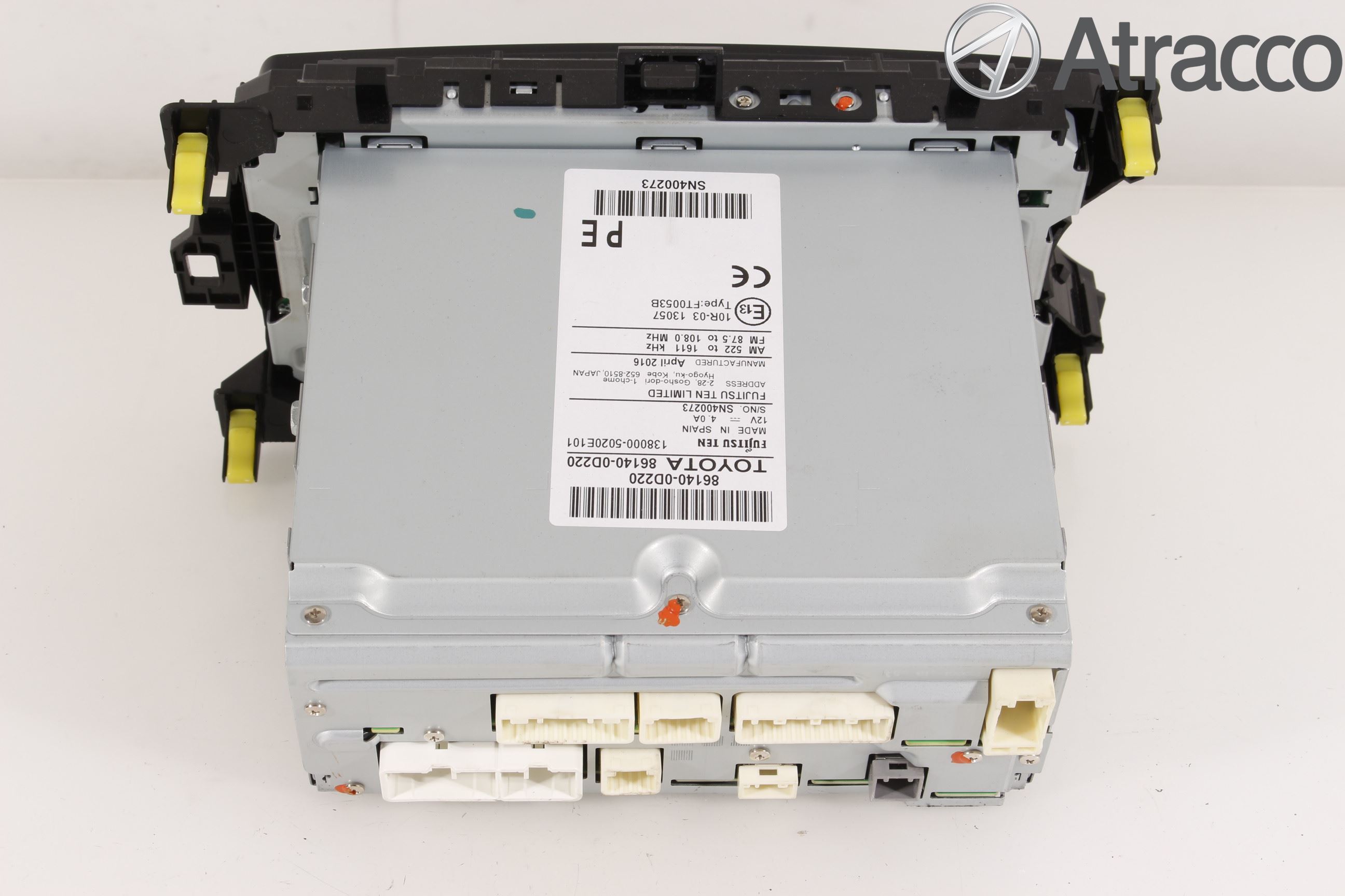 Toyota YARIS XP130 15-20 Stereo Radio Med Cd