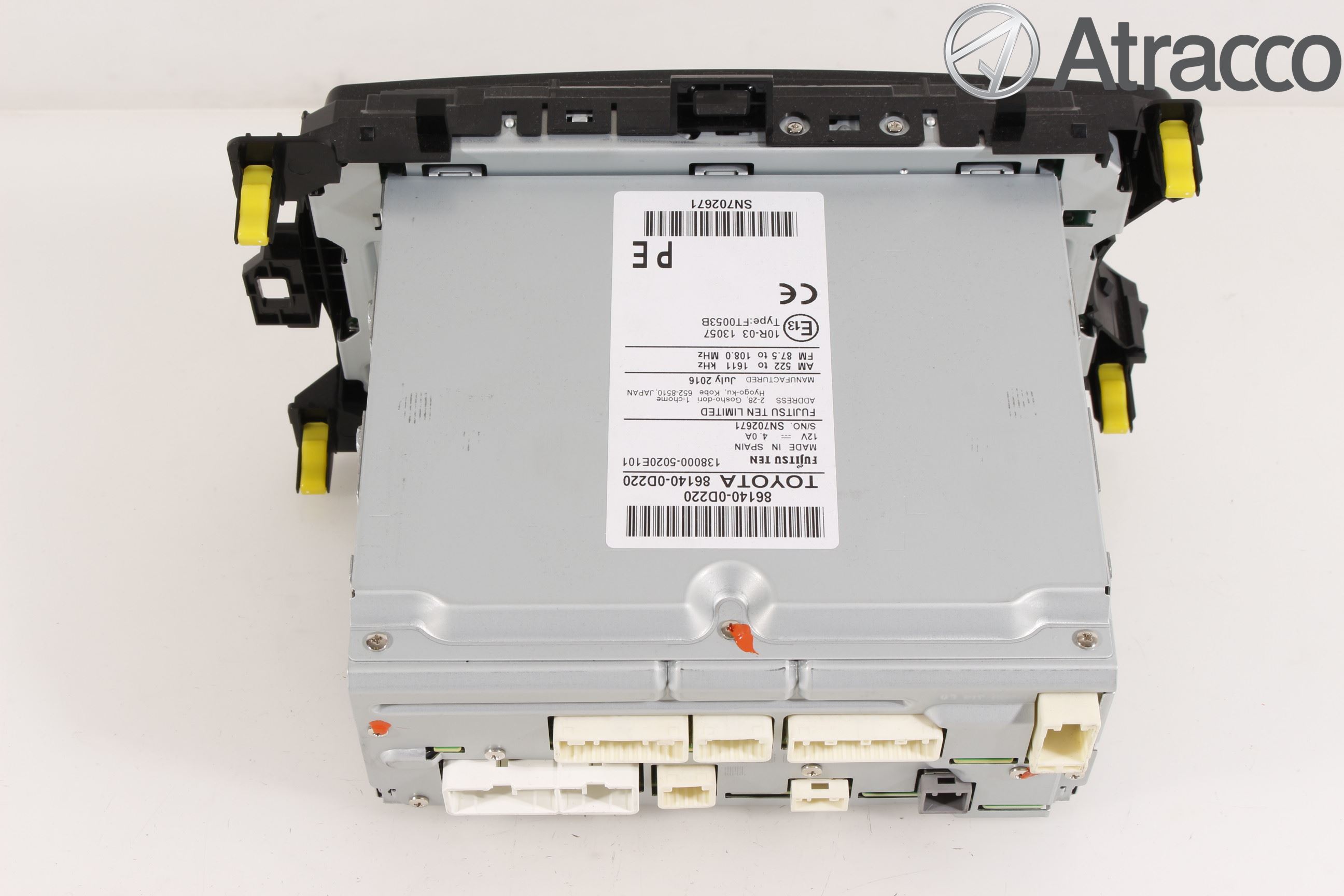 Toyota YARIS XP130 15-20 Stereo Radio Med Cd