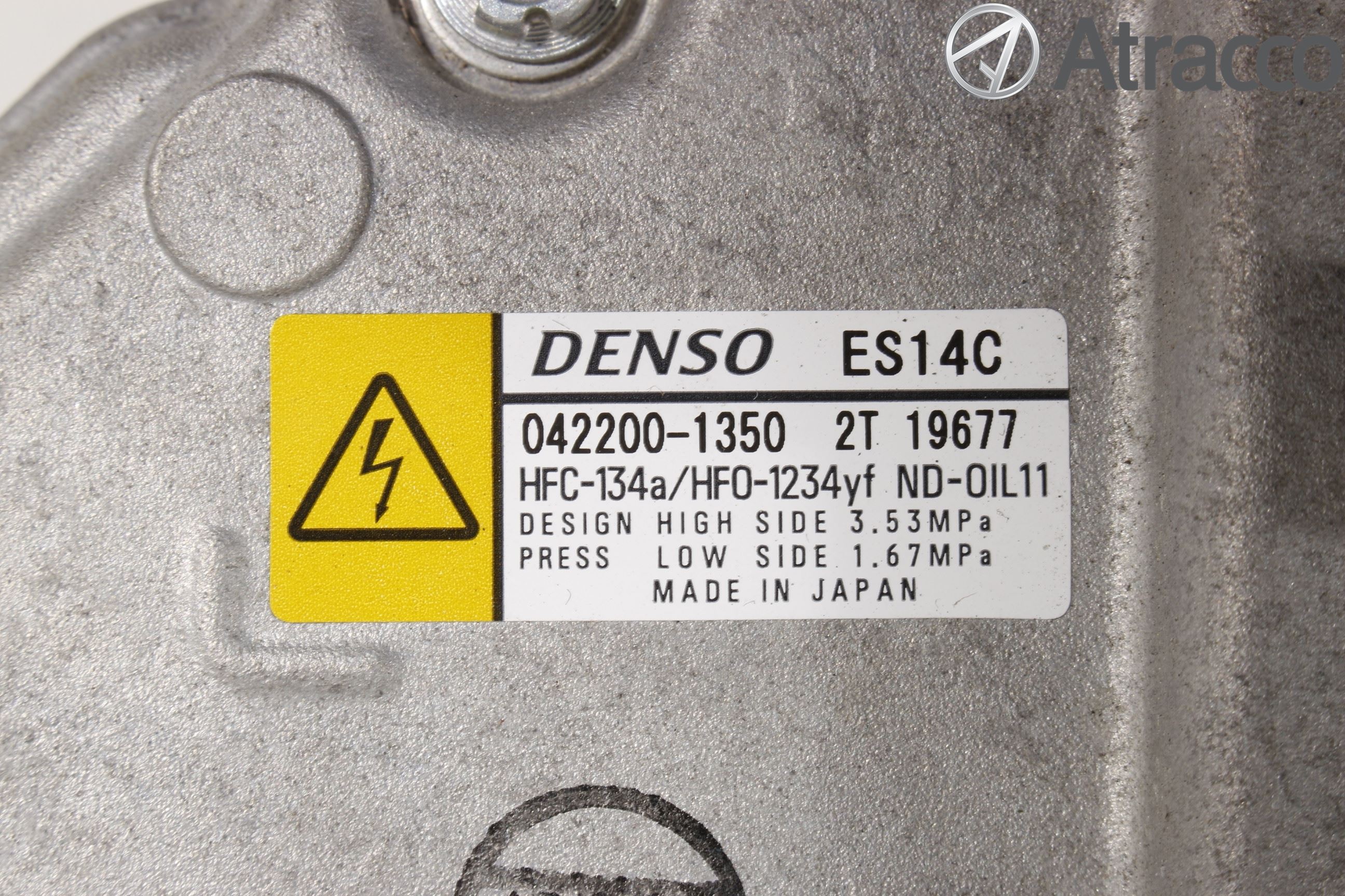 Toyota YARIS XP130 15-20 Varme Ac Kompressor