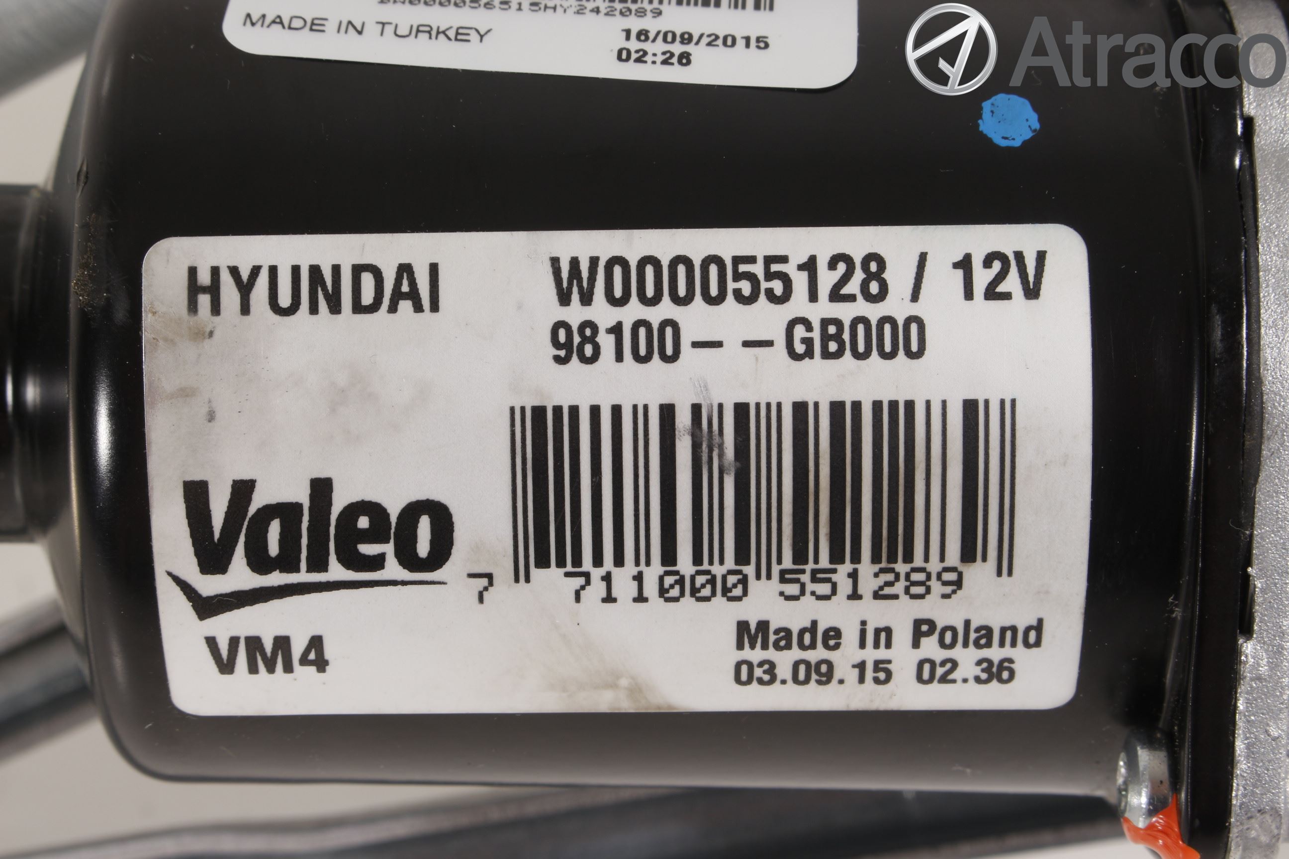 Hyundai i20 GB 15-20 Viskeroverføring Frontrute