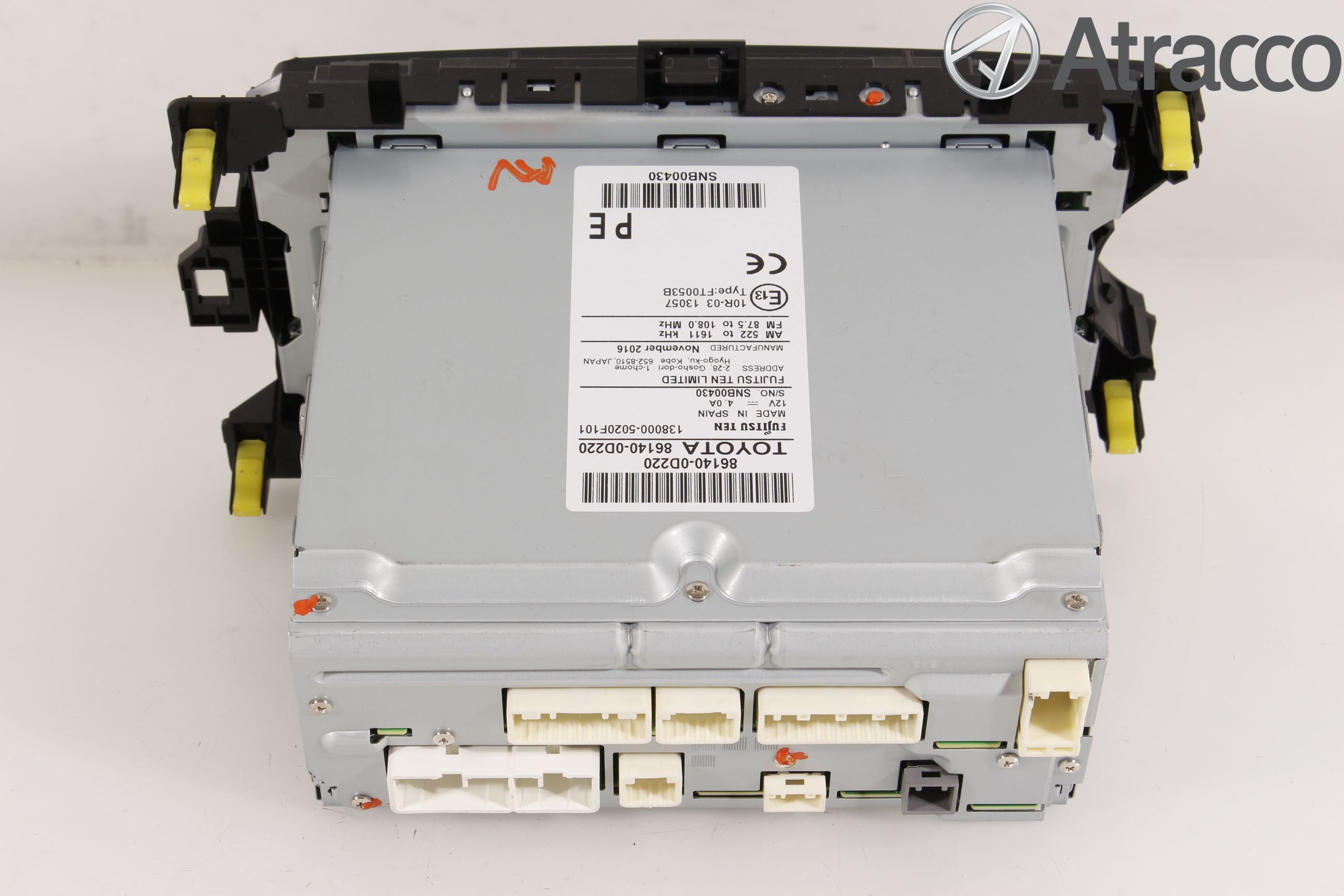 Toyota YARIS XP130 15-20 Stereo Radio Med Cd