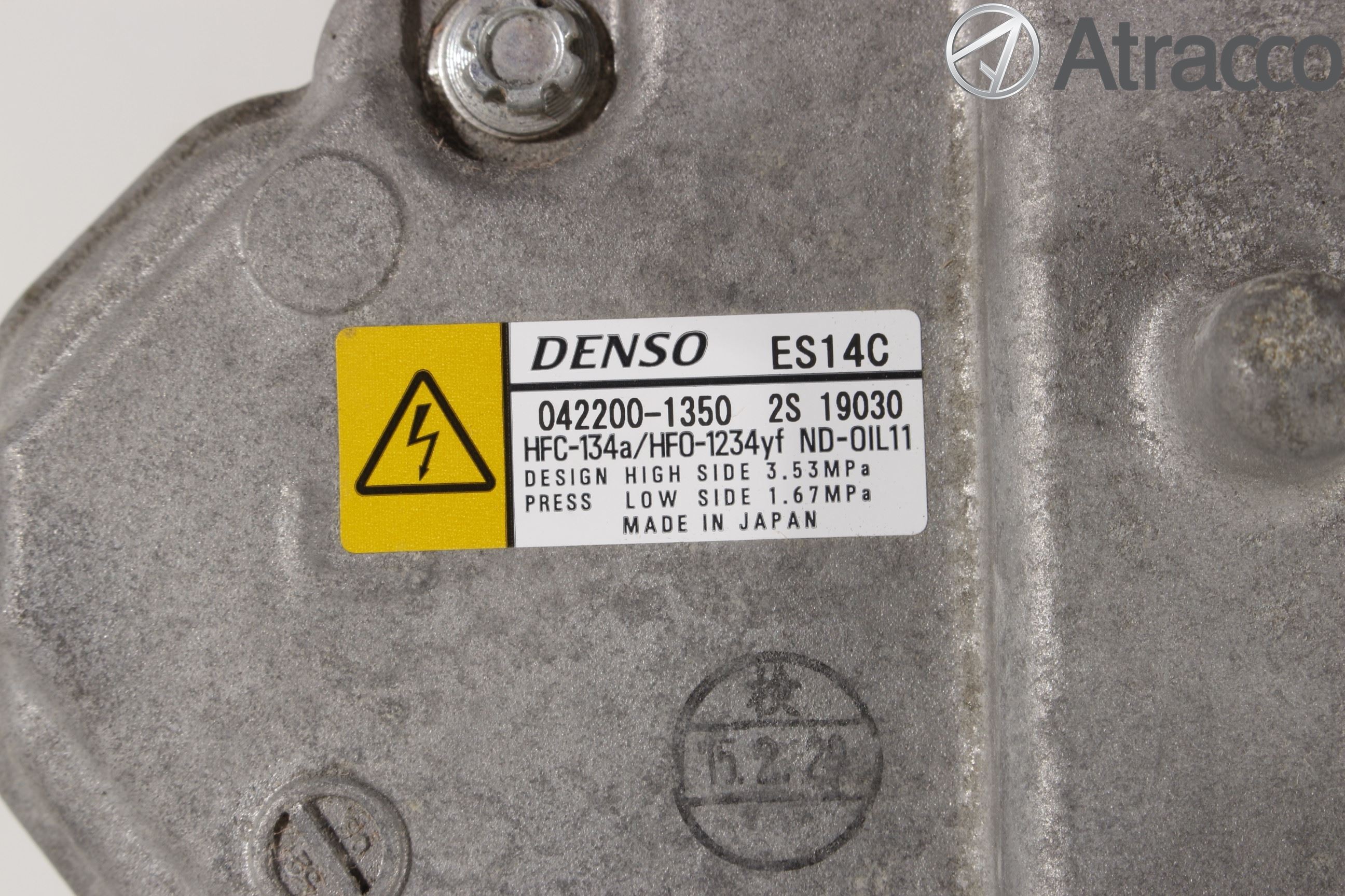 Toyota YARIS XP130 15-20 Varme Ac Kompressor