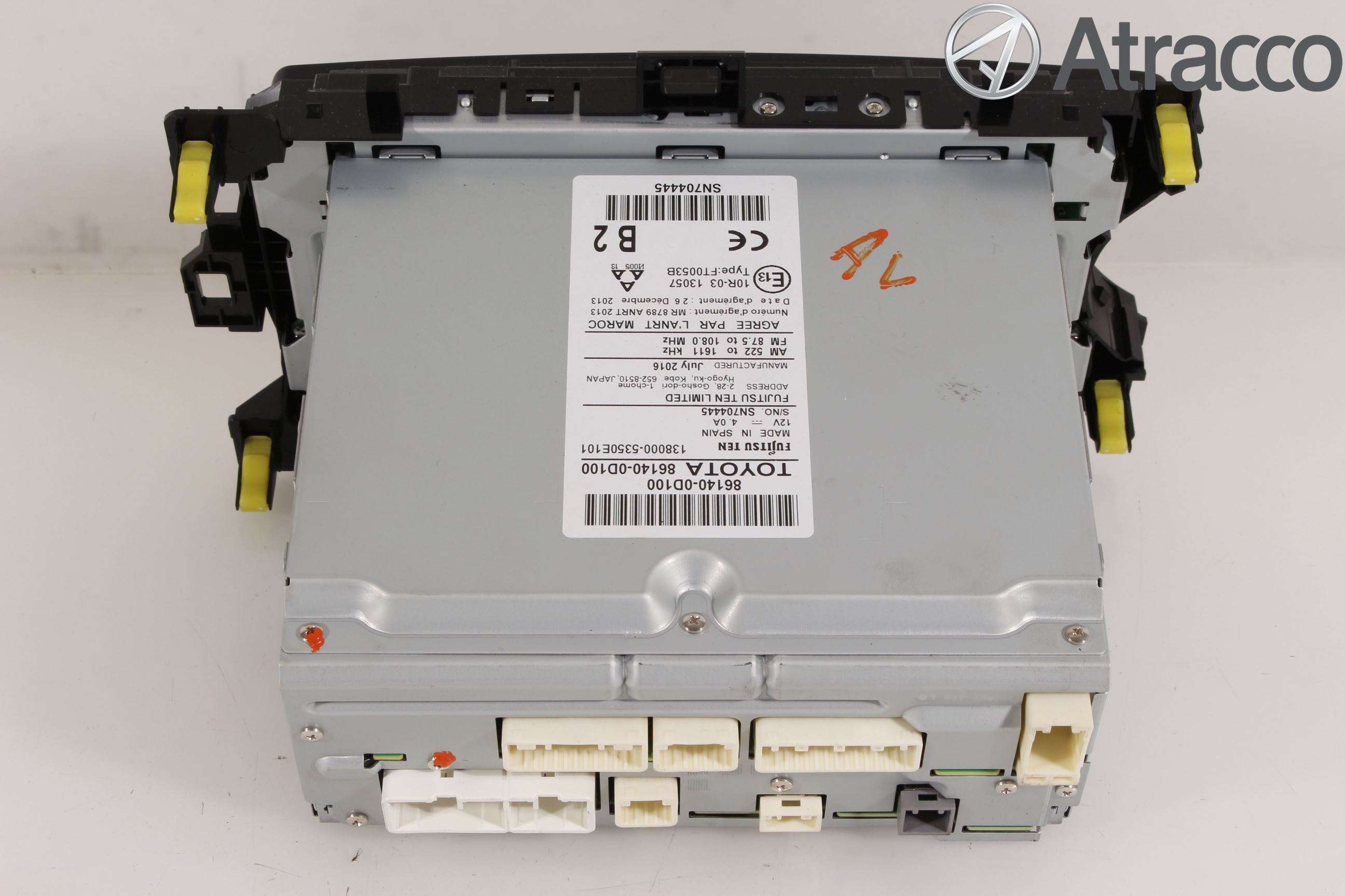 Toyota YARIS XP130 15-20 Stereo Radio Med Cd